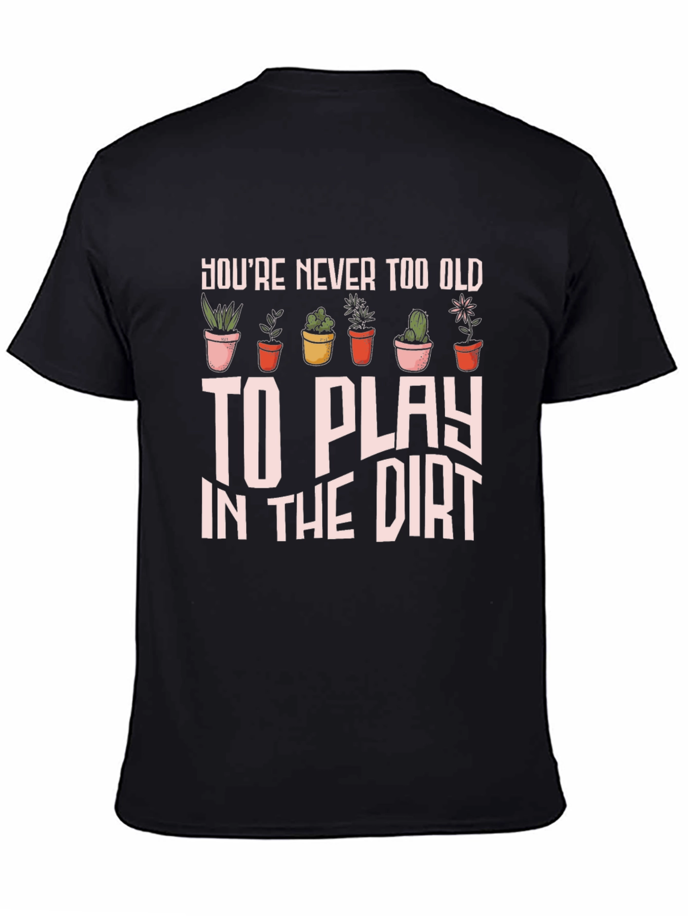 Black Play in the Dirt Graphic Tee view 4