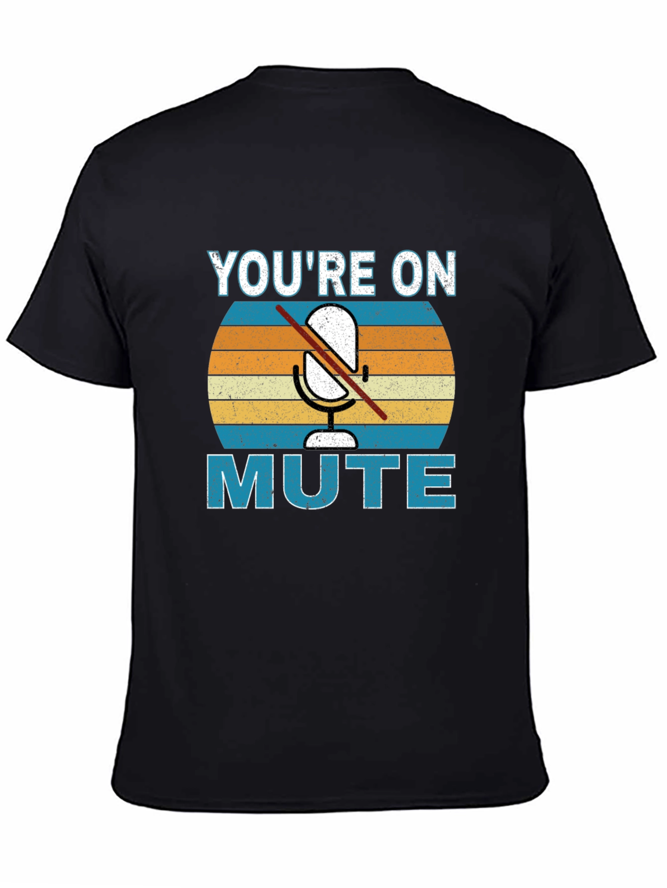 Black You're On Mute Graphic T-Shirt view 4