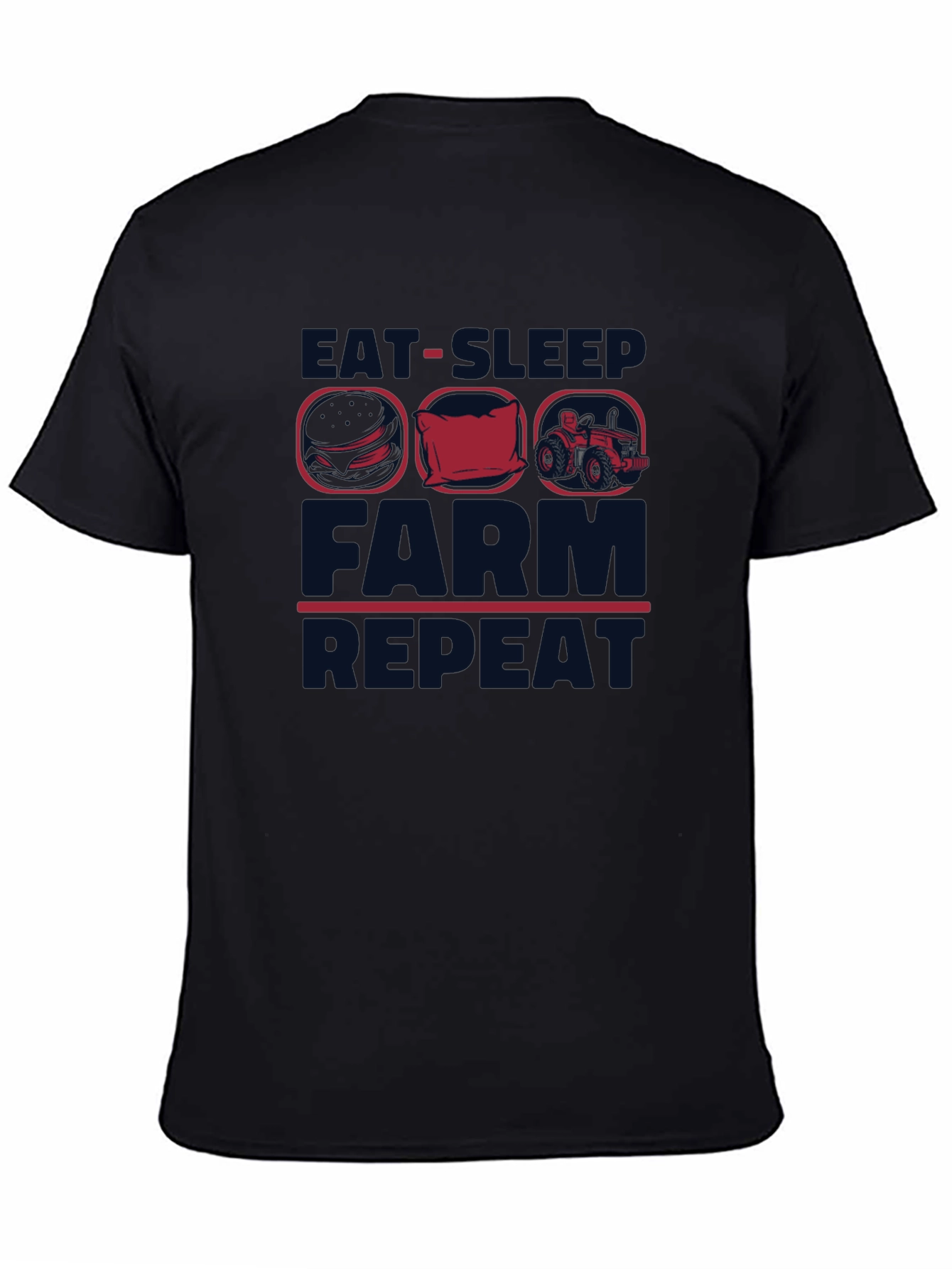 Eat Sleep Farm Repeat Graphic Tee - 4
