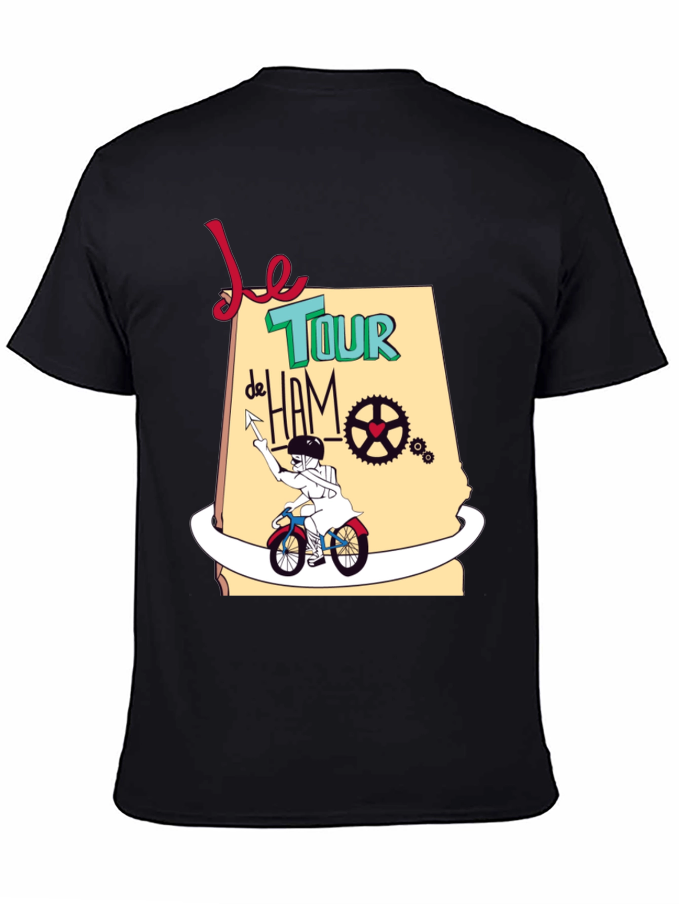 Black Le Tour de Ham Graphic T-Shirt view 4