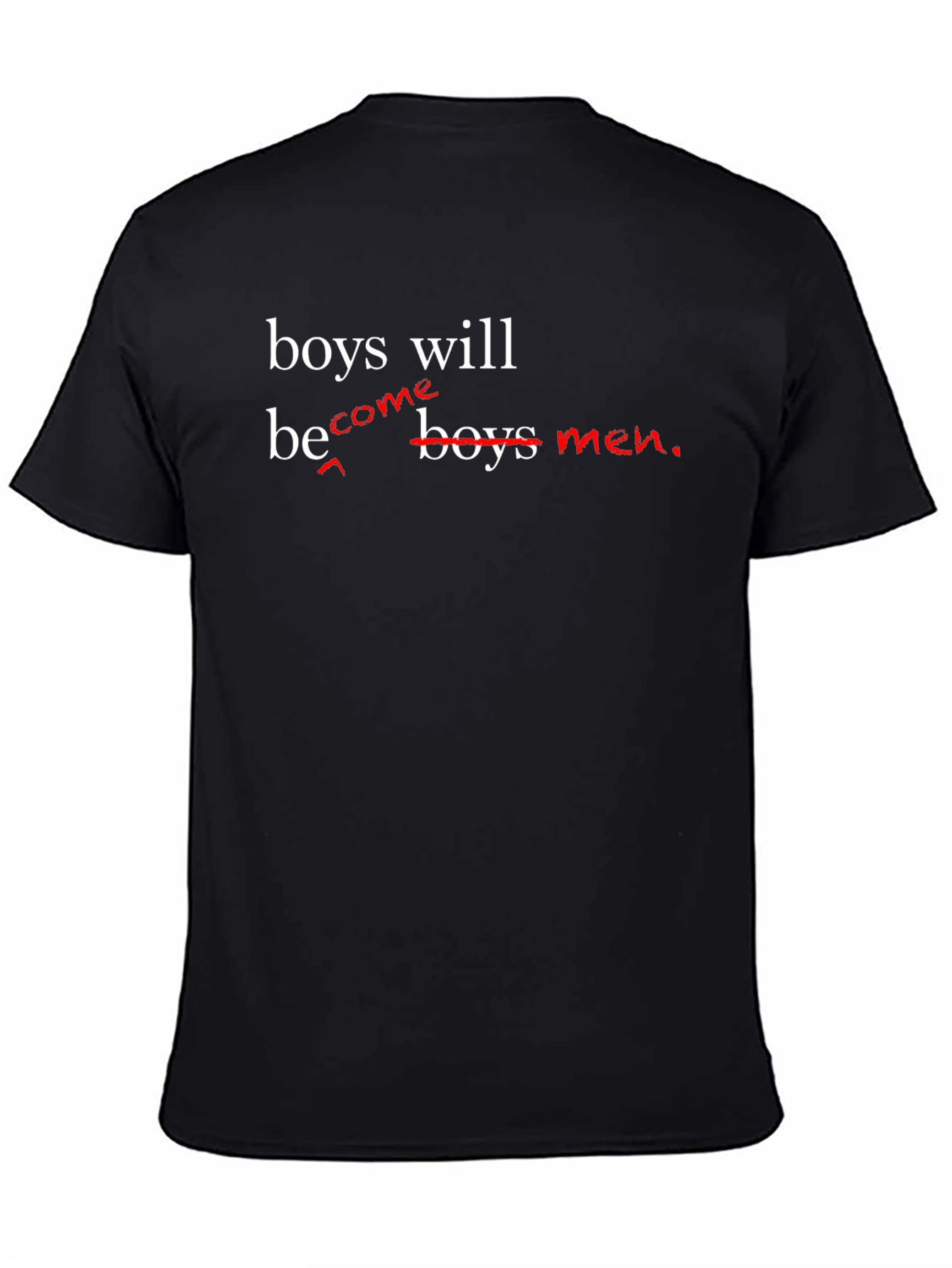 Black Boys Will Be Boys Men T-Shirt view 4