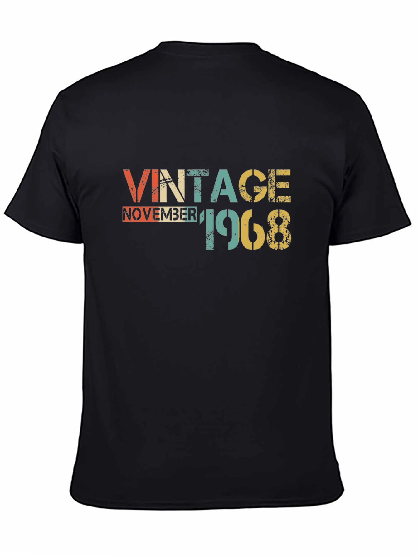 Black Vintage November 1968 Graphic Tee view 4