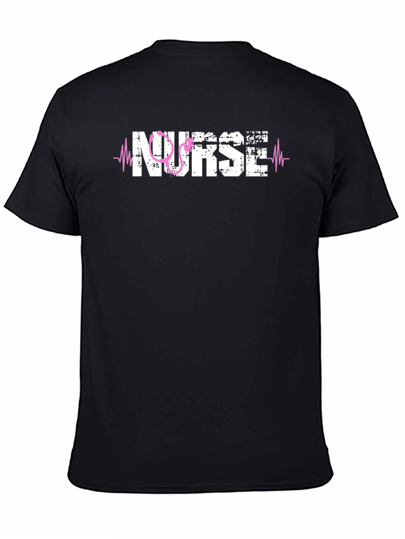 Black Nurse Graphic Tee - Medical Professional Appreciation view 4