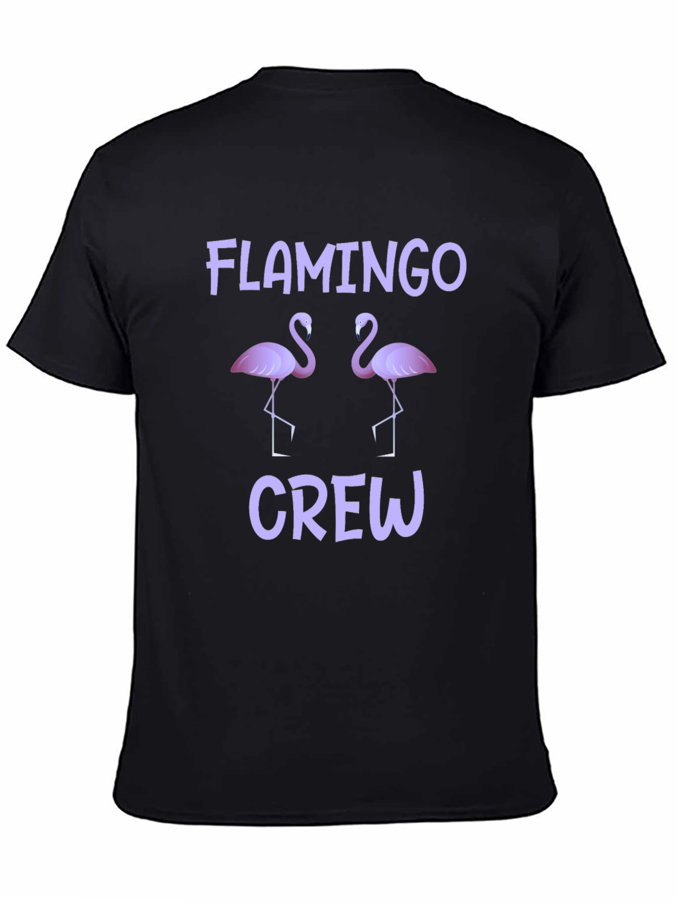 Black Flamingo Crew T-Shirt - Black view 4