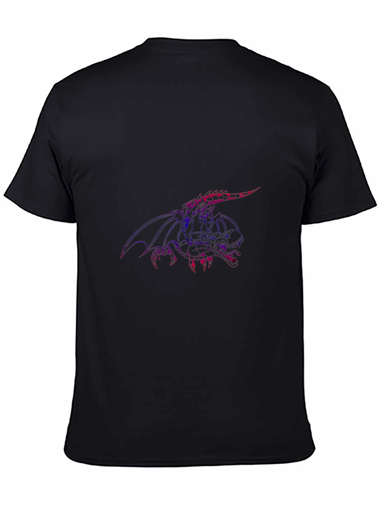 Black Dragon Graphic Black T-Shirt view 4
