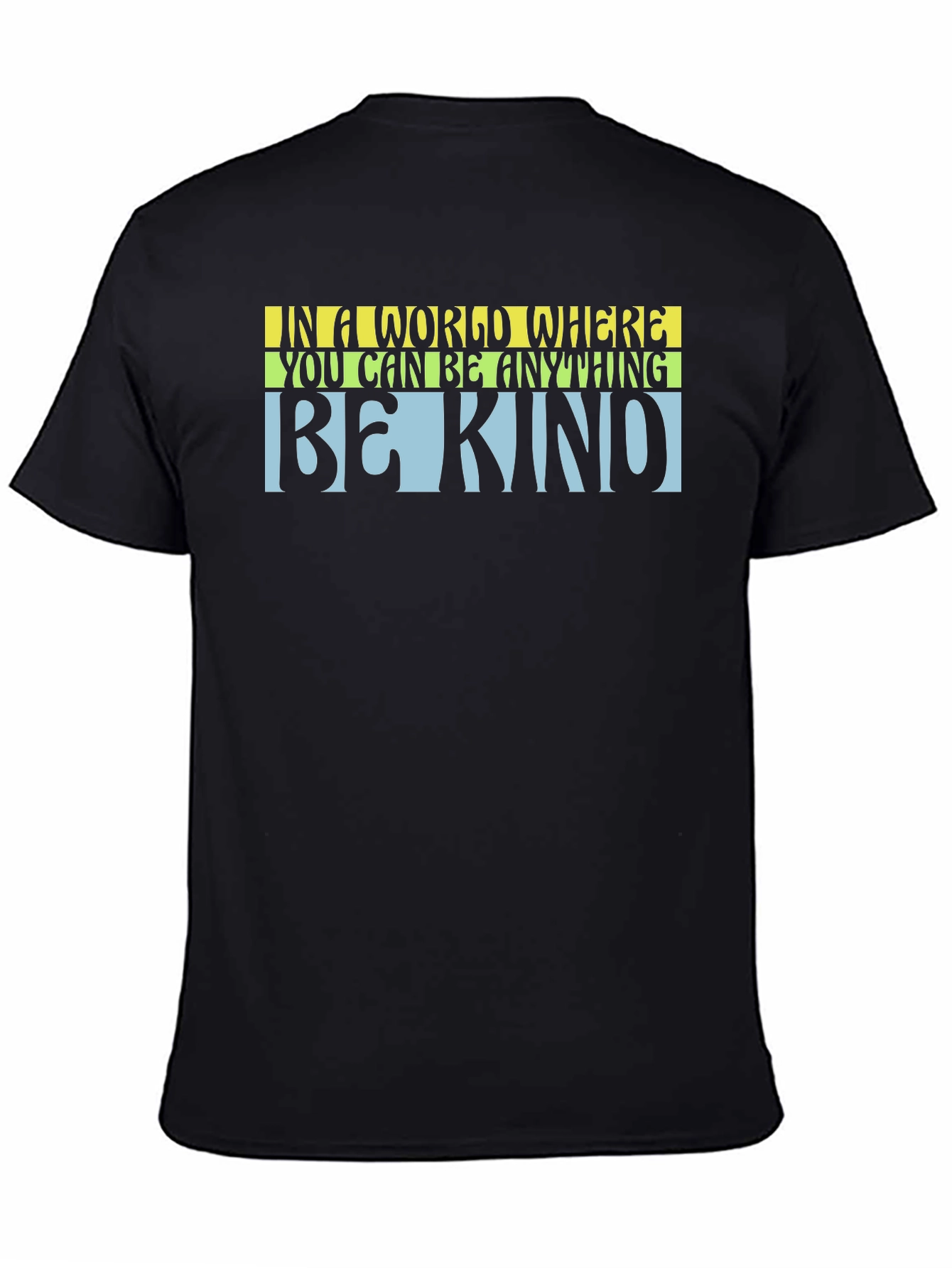 Black Be Kind Graphic Tee view 4
