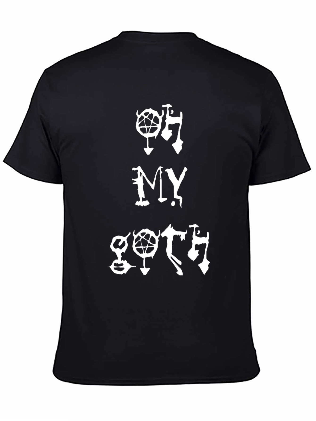 Black Oh My Goth T-Shirt - Black view 4