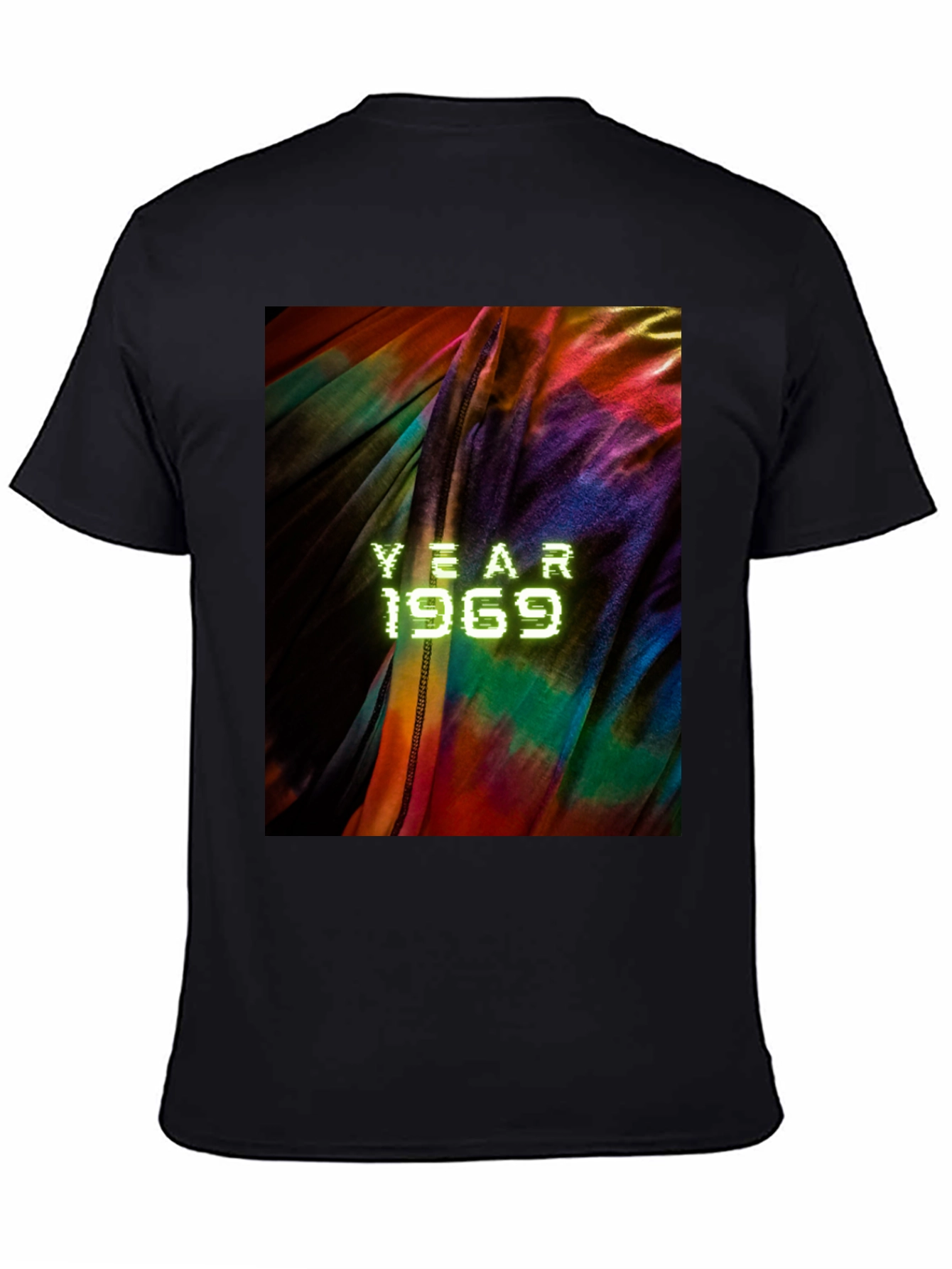 Black Year 1969 Tie Dye Graphic Tee view 4
