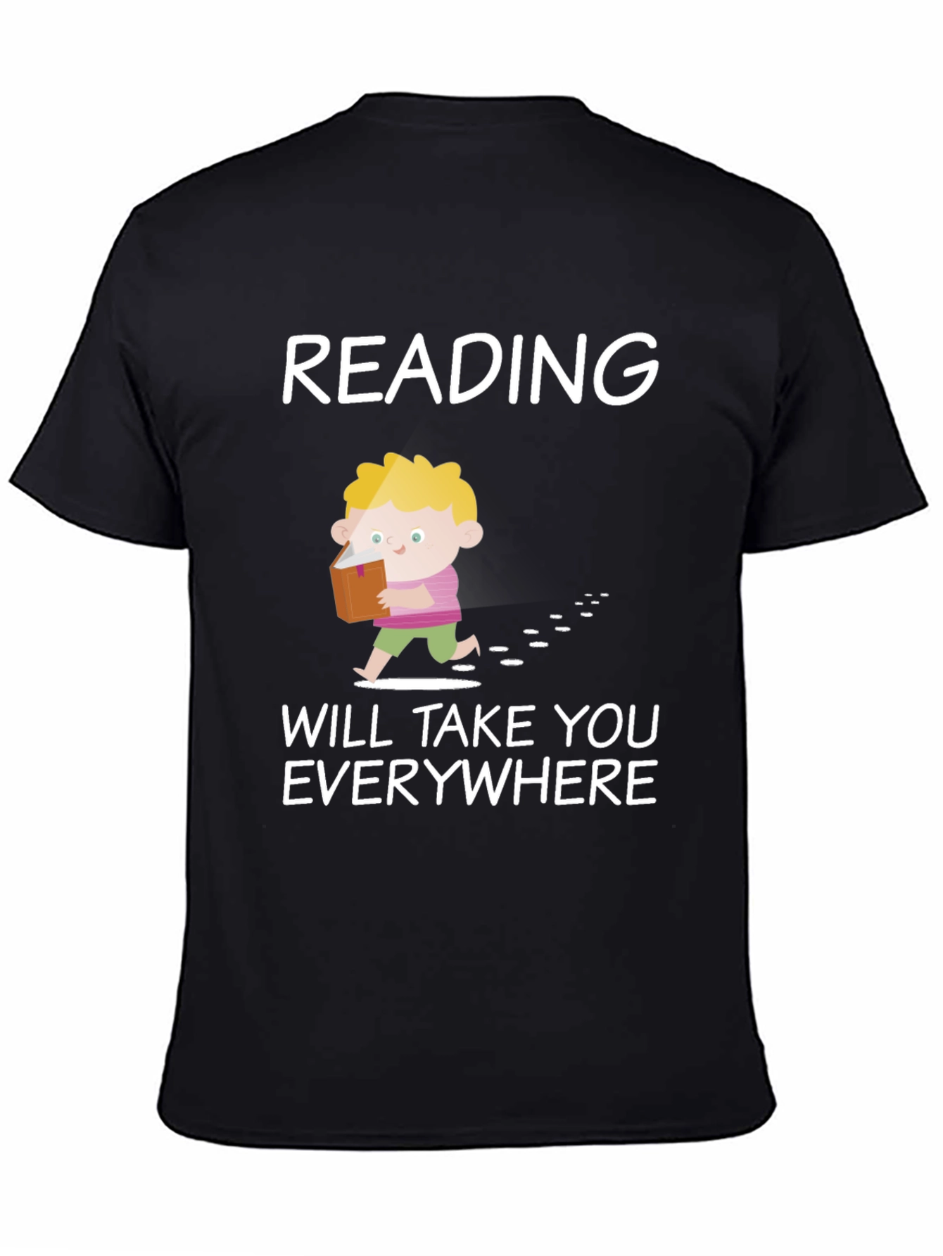 Black Reading Will Take You Everywhere T-Shirt view 4