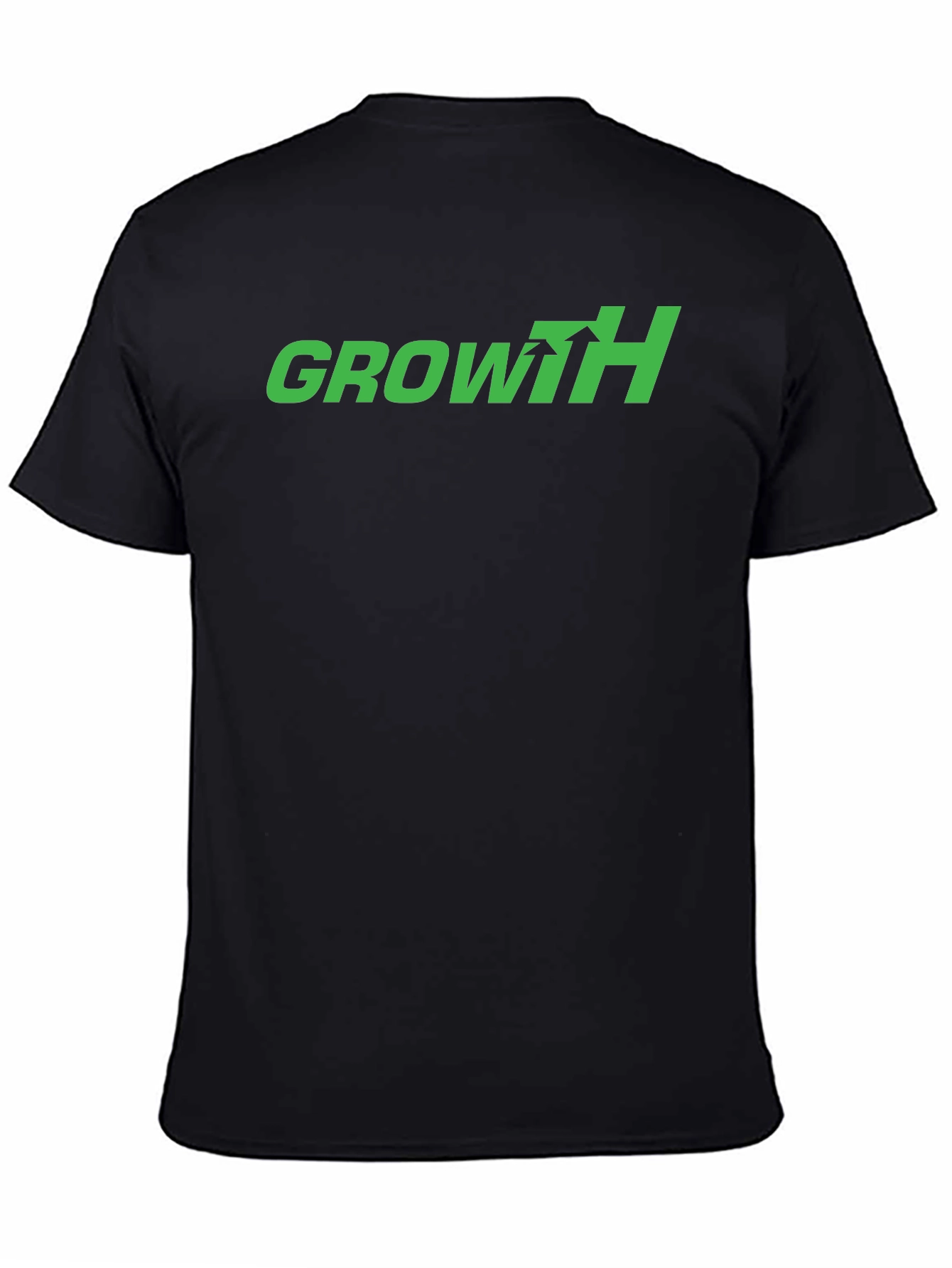 Black Growth Arrow Graphic Tee - Black view 4