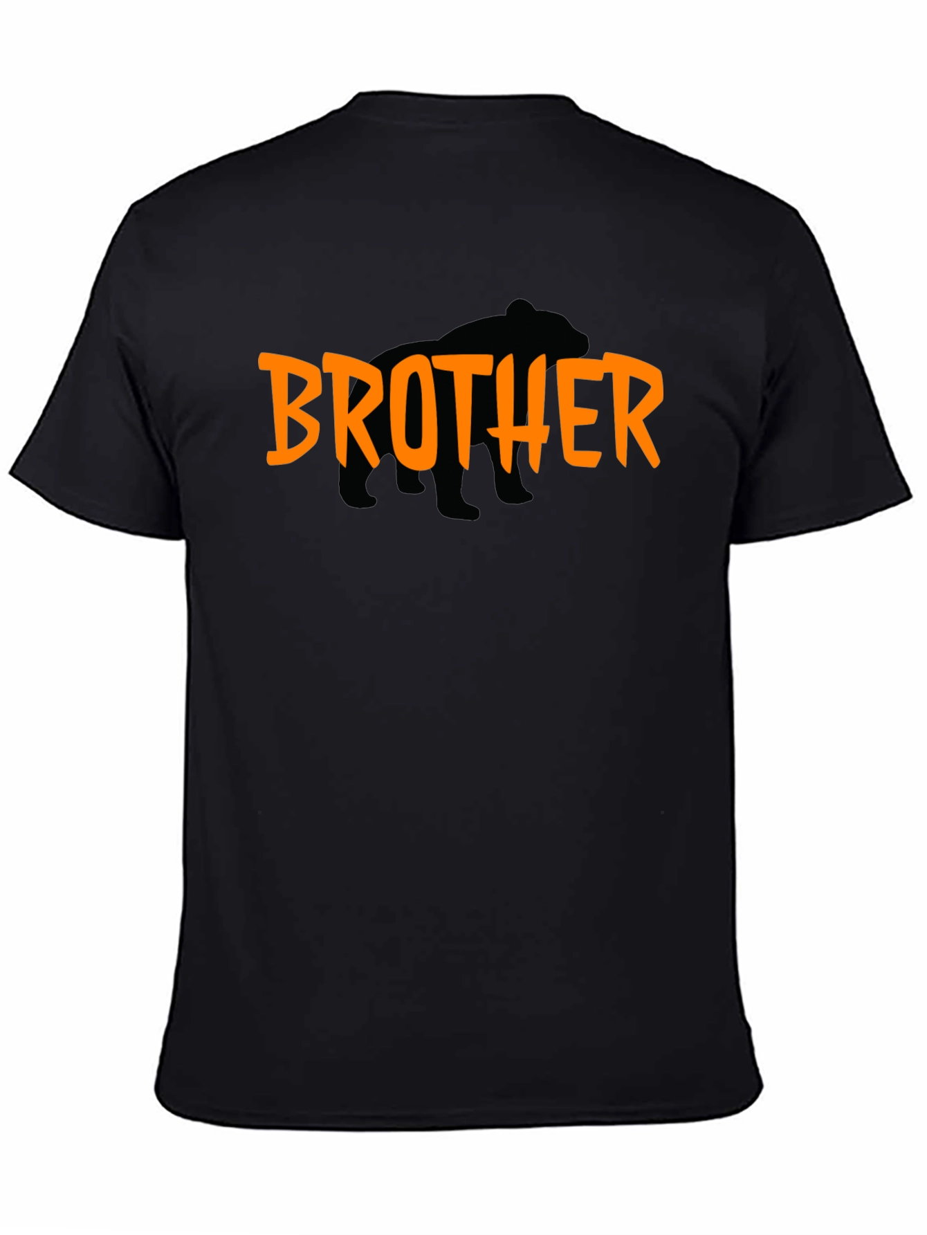Black Brother Bear Graphic Tee - Black T-Shirt view 4
