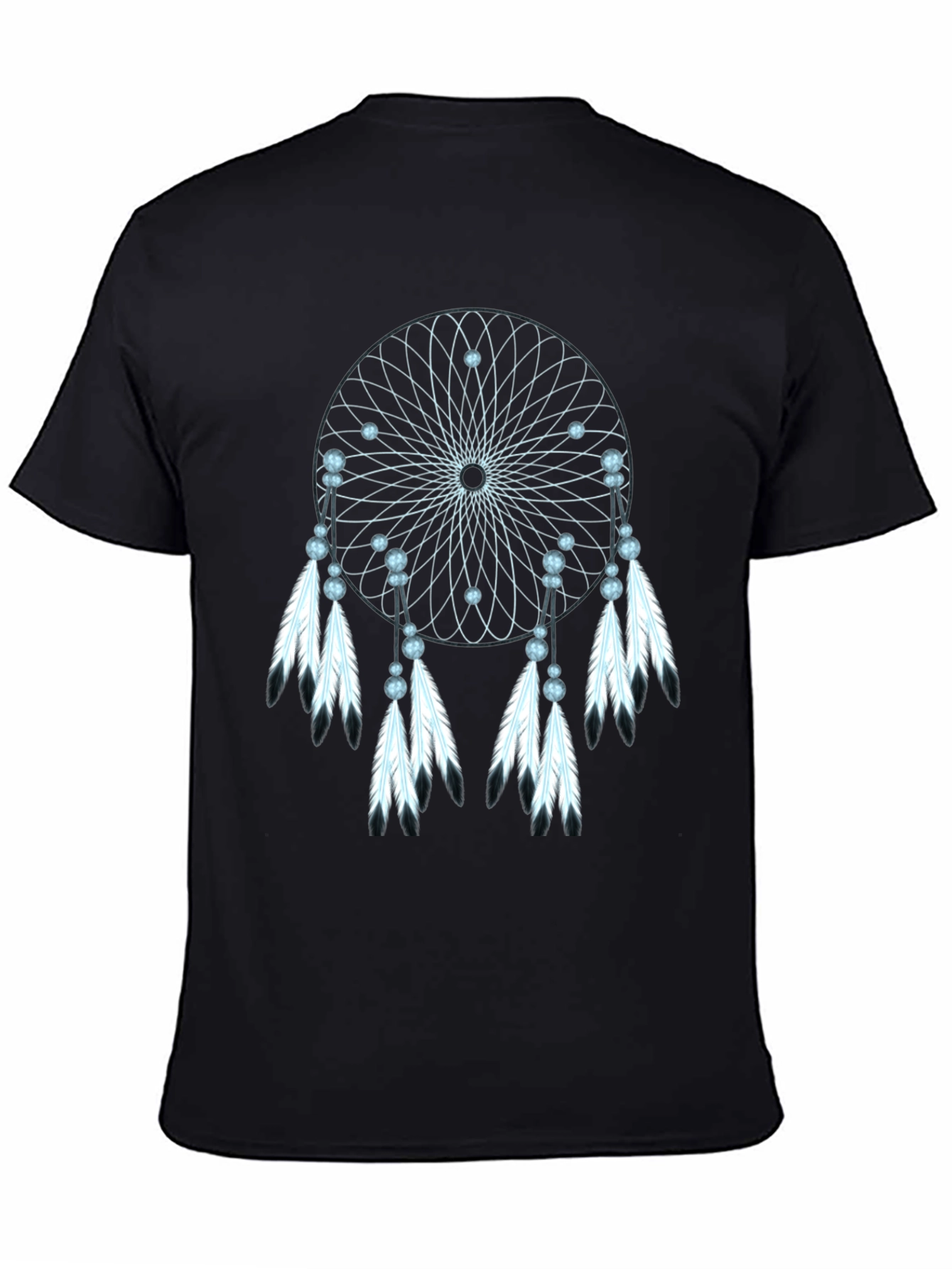 Black Dreamcatcher Graphic Tee - Boho Style view 4