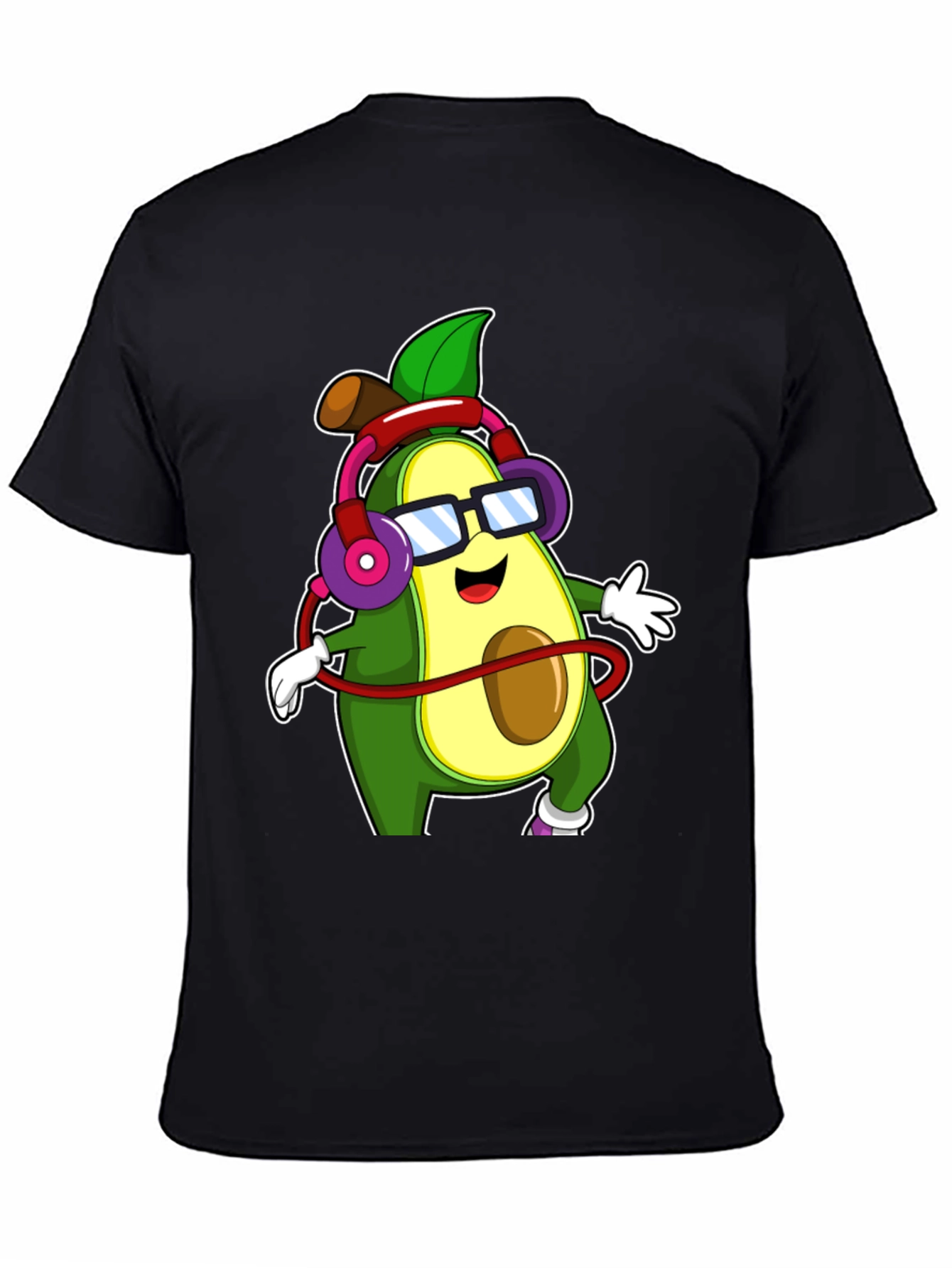Black Avocado DJ Graphic T-Shirt view 4