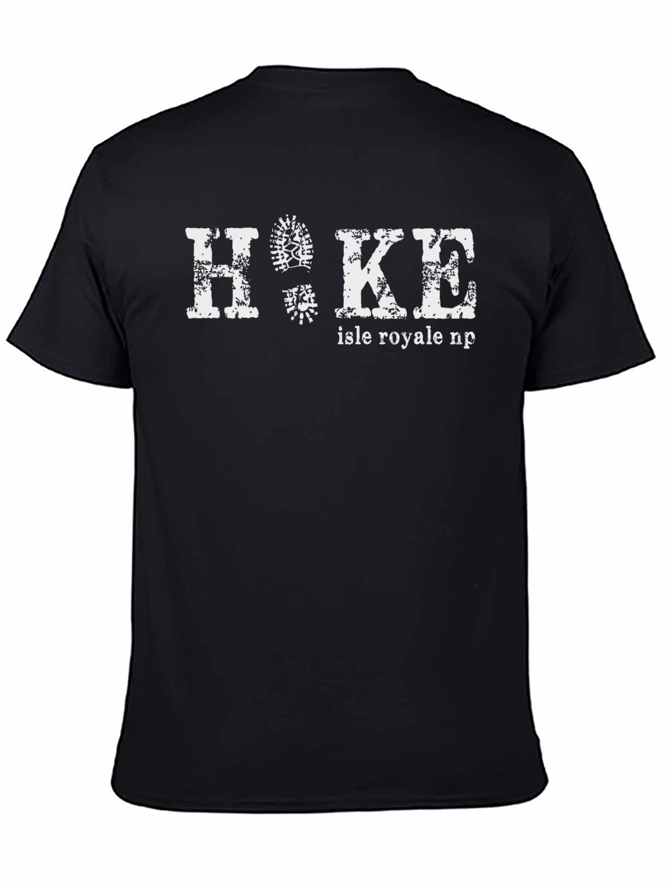 Black Hike Isle Royale NP T-Shirt view 4