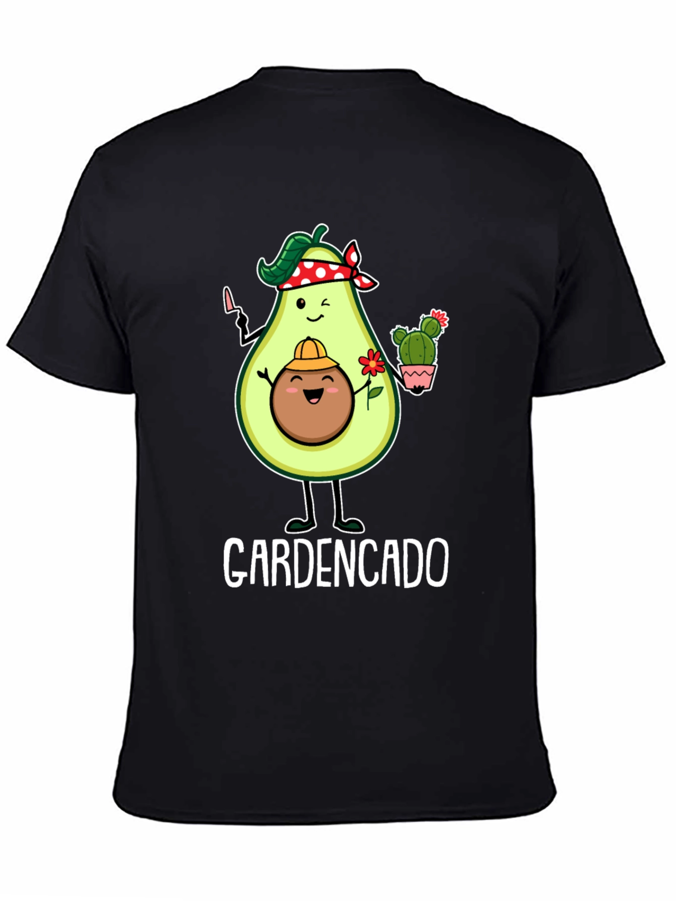 Black Gardencado Avocado Gardener T-Shirt view 4