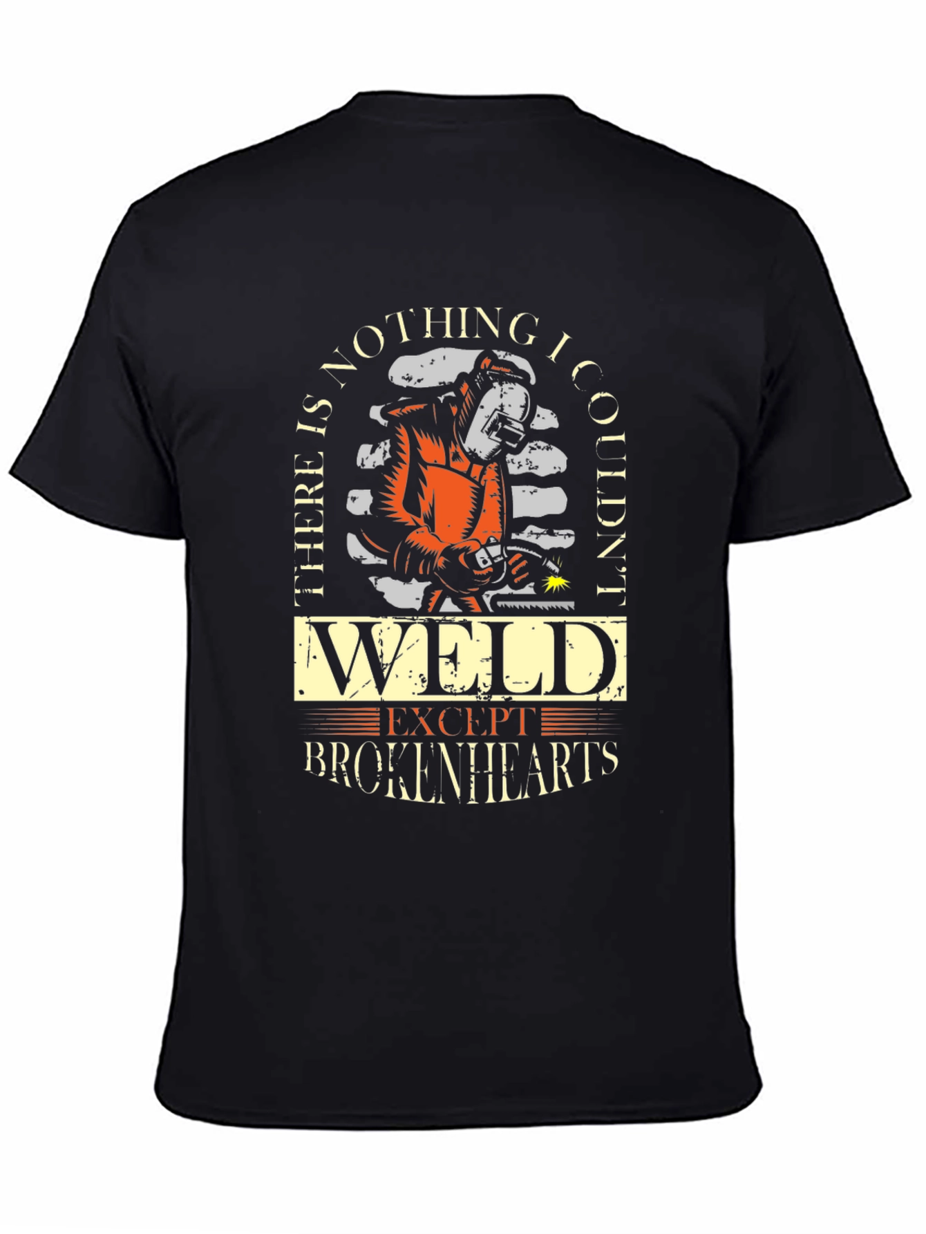 Black Welder T-Shirt - Nothing I Couldn't Weld view 4