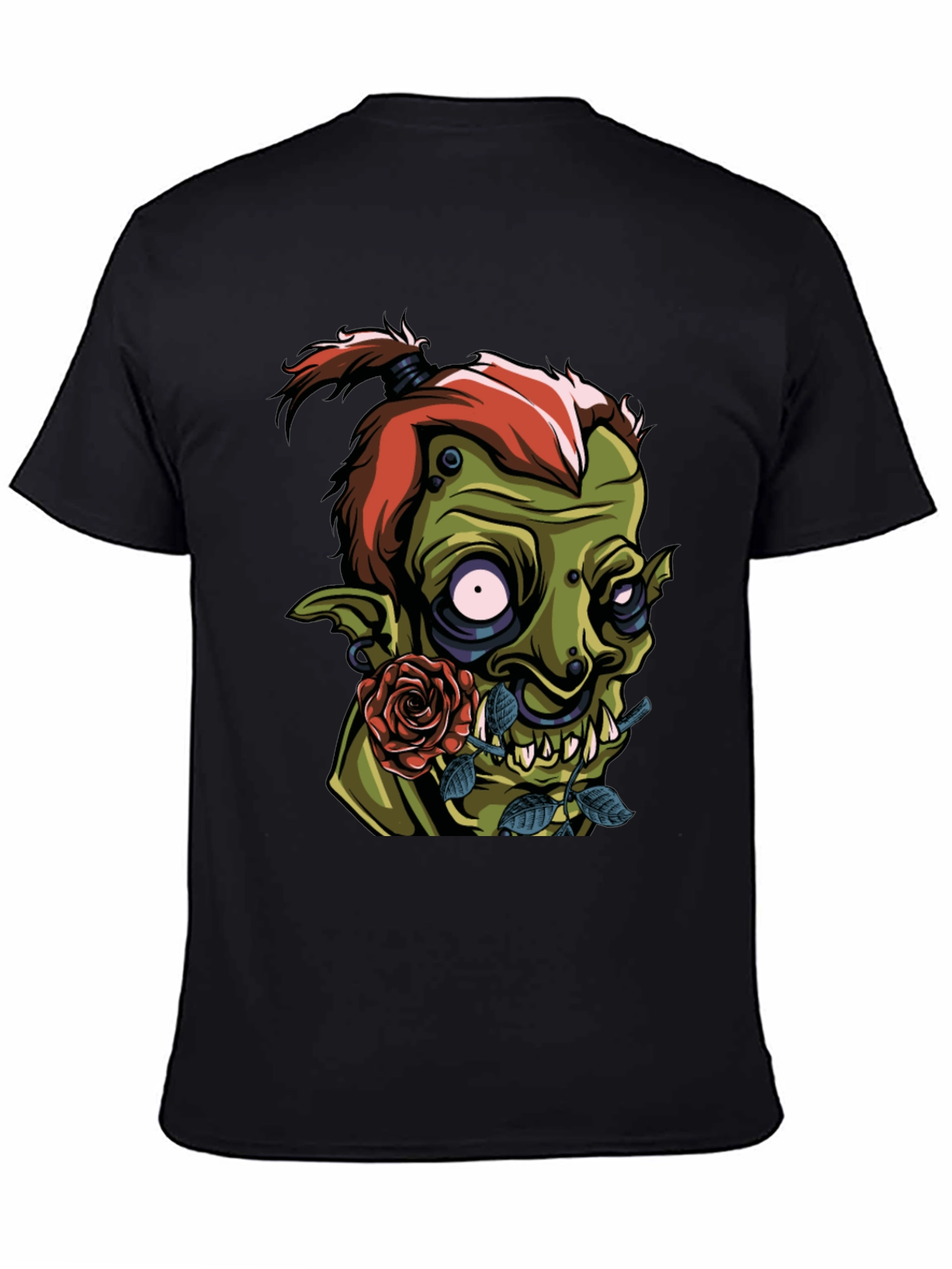 Black Monster Graphic T-Shirt view 4