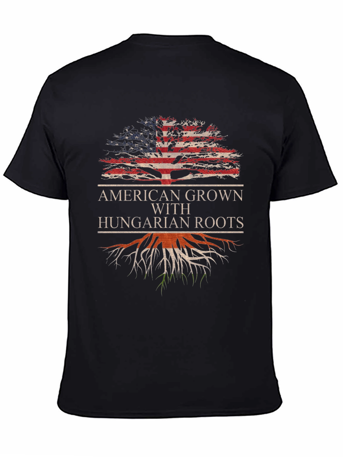 American Grown with Hungarian Roots T-Shirt - 4