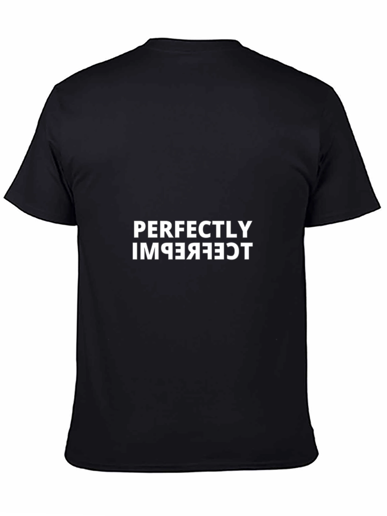 Perfectly Imperfect Black T-Shirt - 4