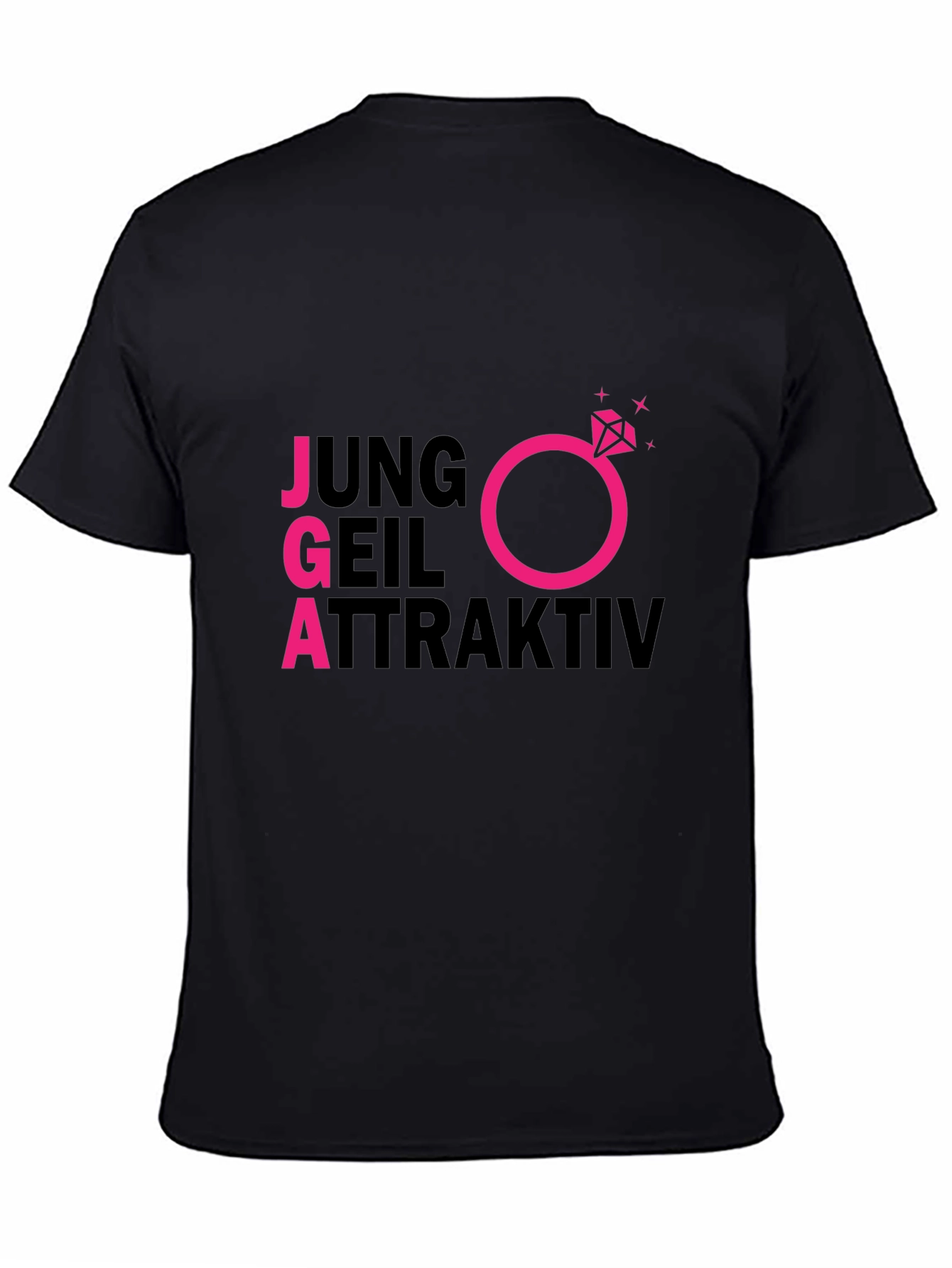 Black JGA Junggesellenabschied T-Shirt view 4