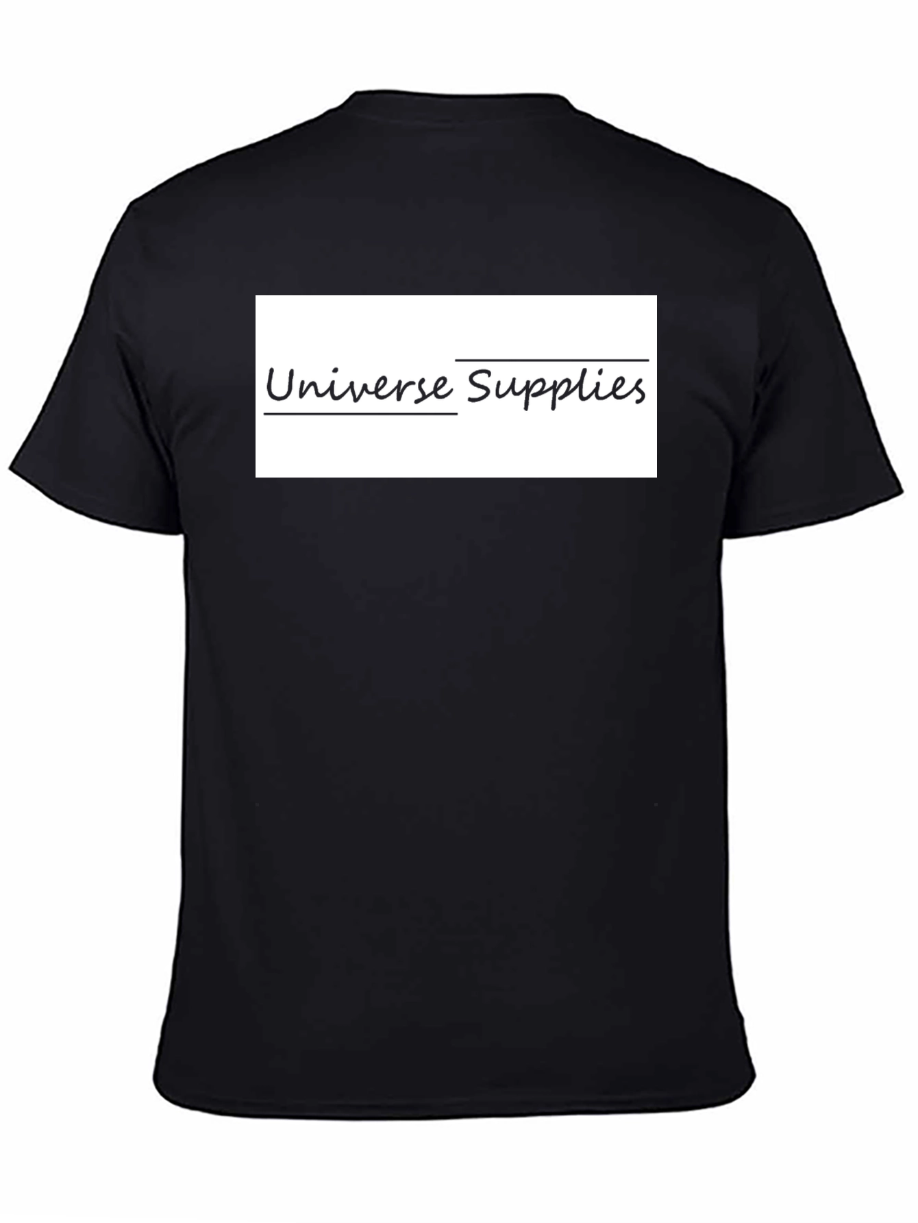 Black Universe Supplies Black Graphic T-Shirt view 4