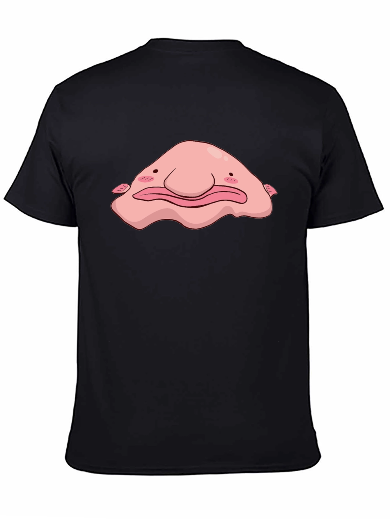 Black Blobfish T-Shirt - Funny Graphic Tee view 4