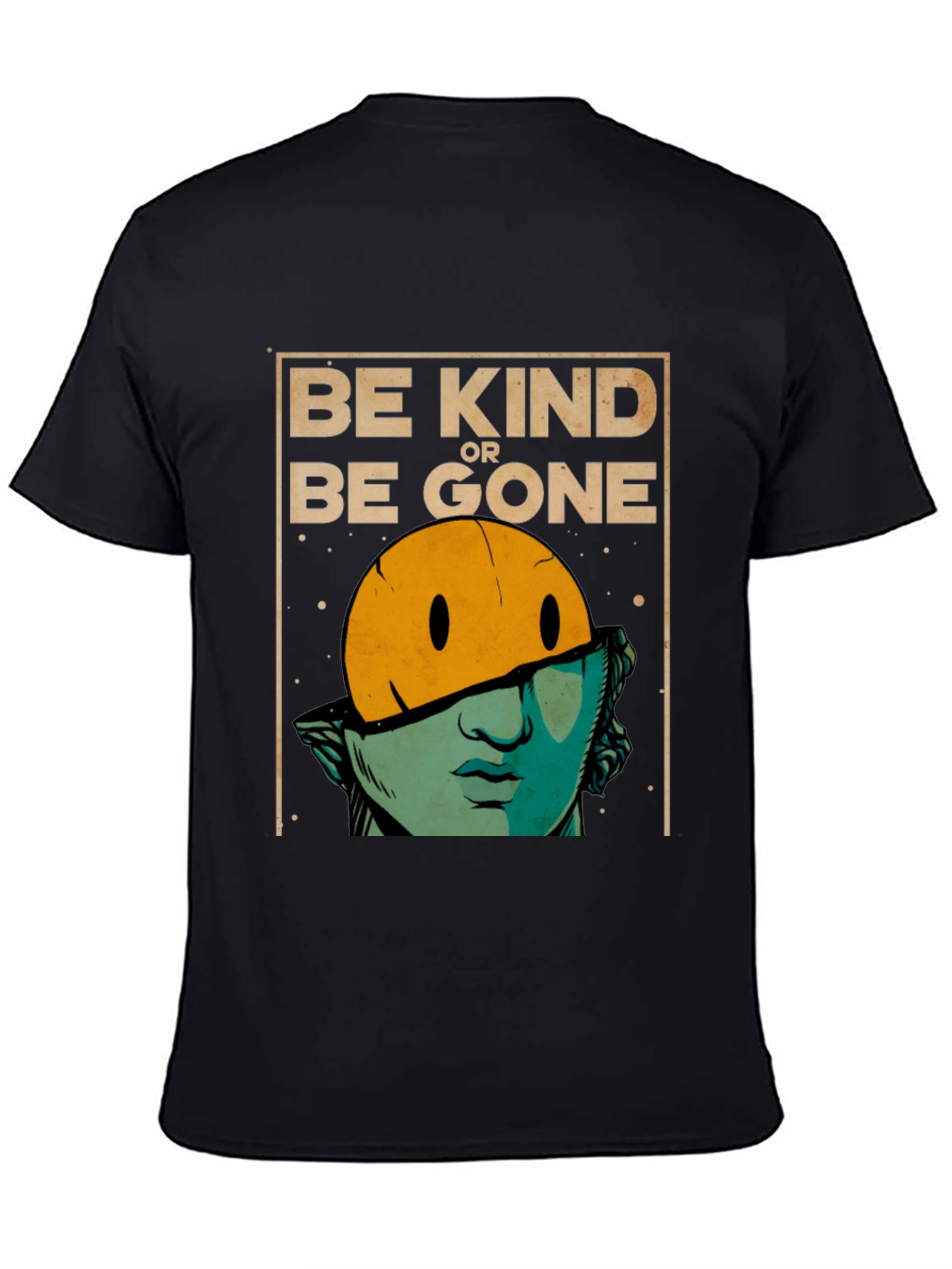 Black Be Kind or Be Gone Graphic T-Shirt view 4