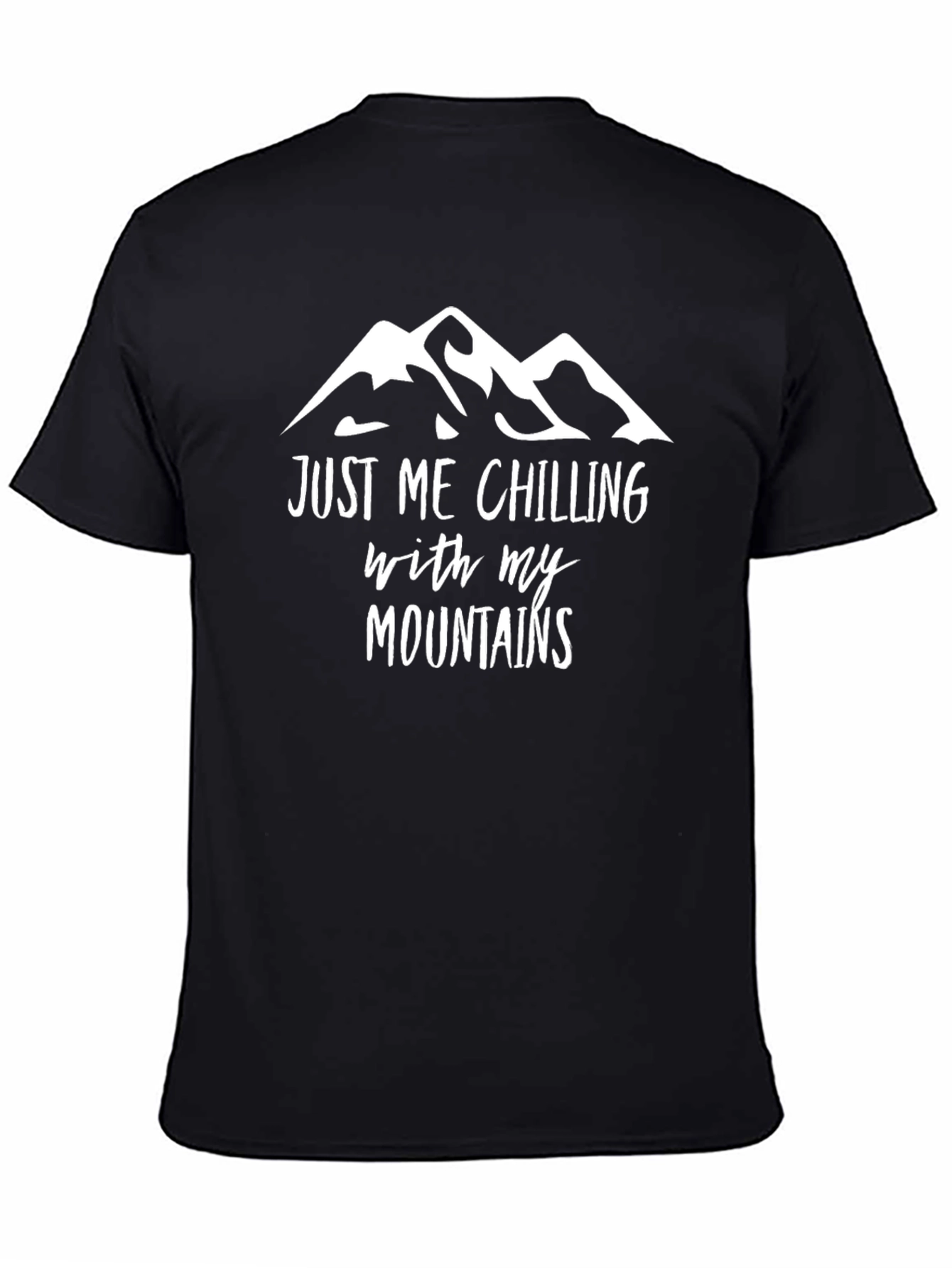 Black Chill With My Mountains T-Shirt view 4