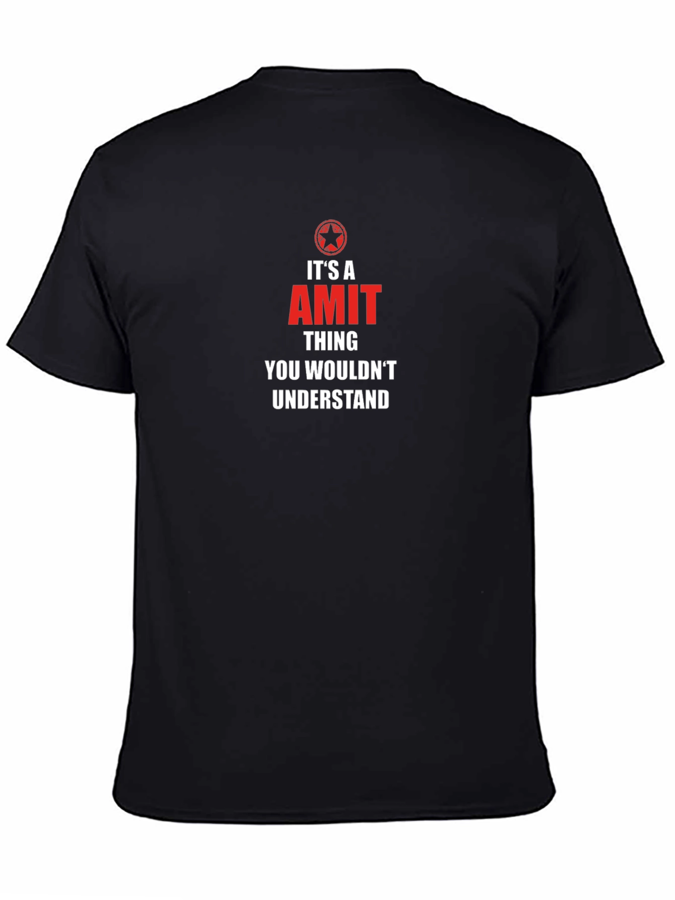 Black It's A AMIT Thing T-Shirt - You Wouldn't Understand view 4
