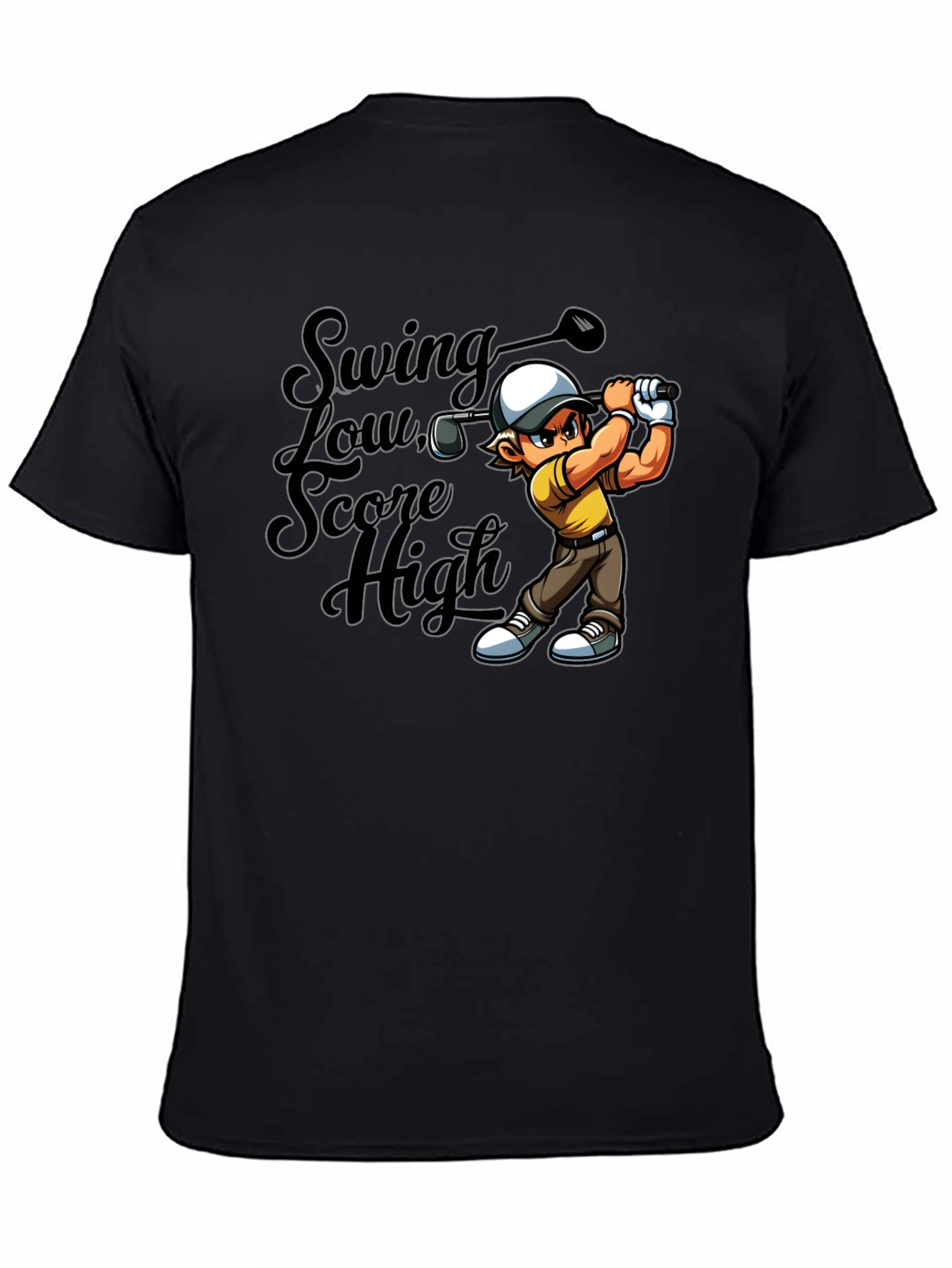 Golf Swing T-Shirt - Swing Low Score High - 4