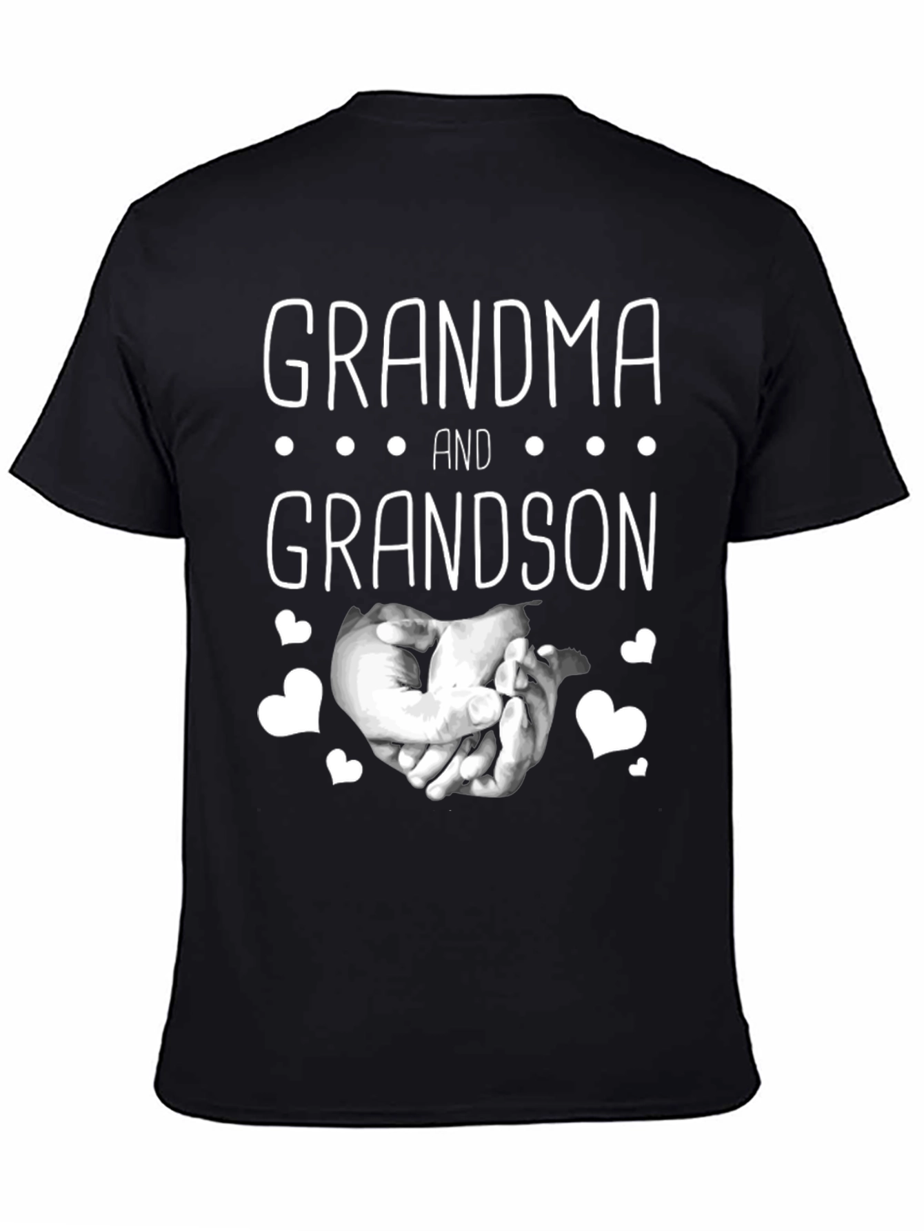 Black Grandma & Grandson Matching T-Shirt view 4