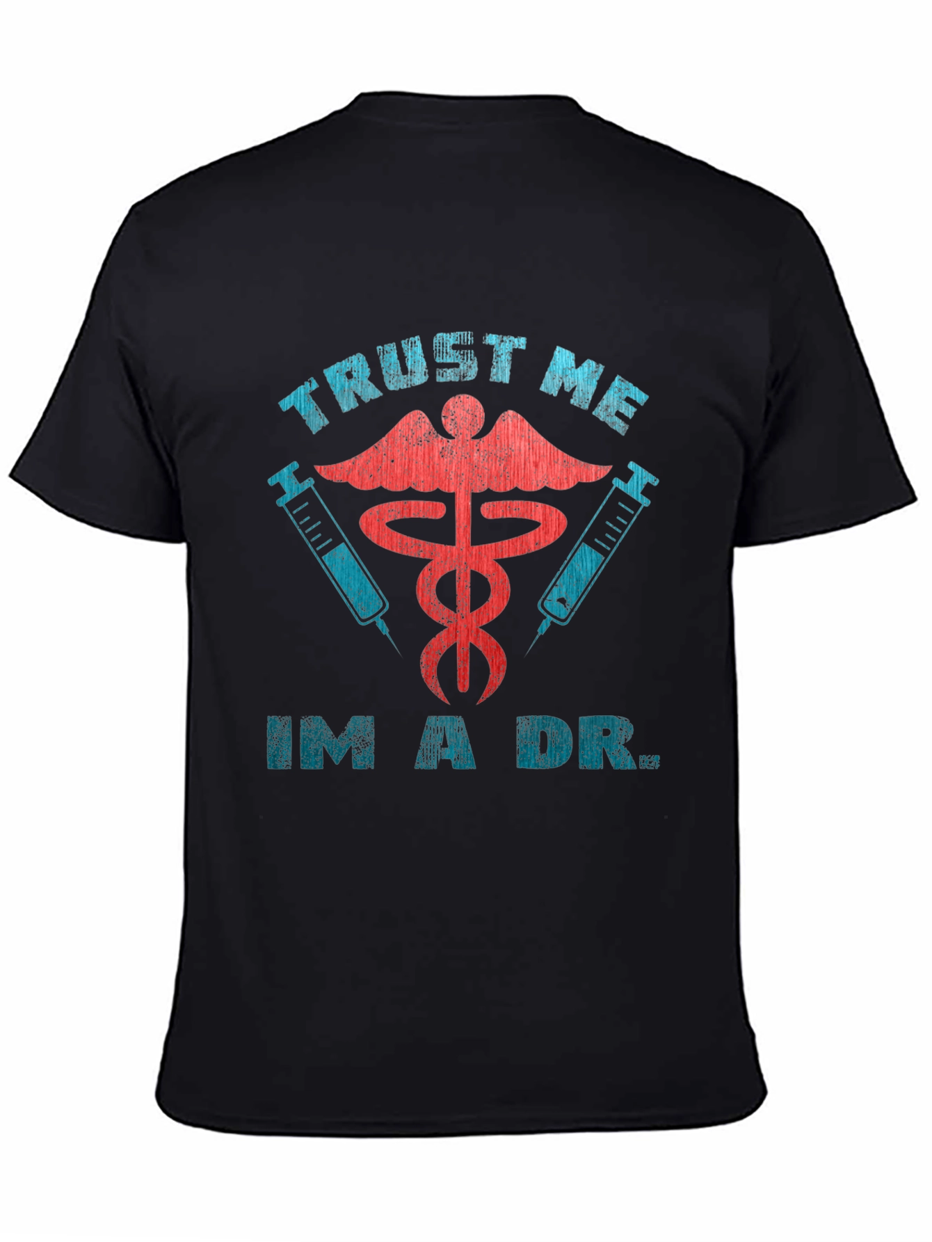 Black Trust Me I'm A Dr. Black Graphic Tee view 4