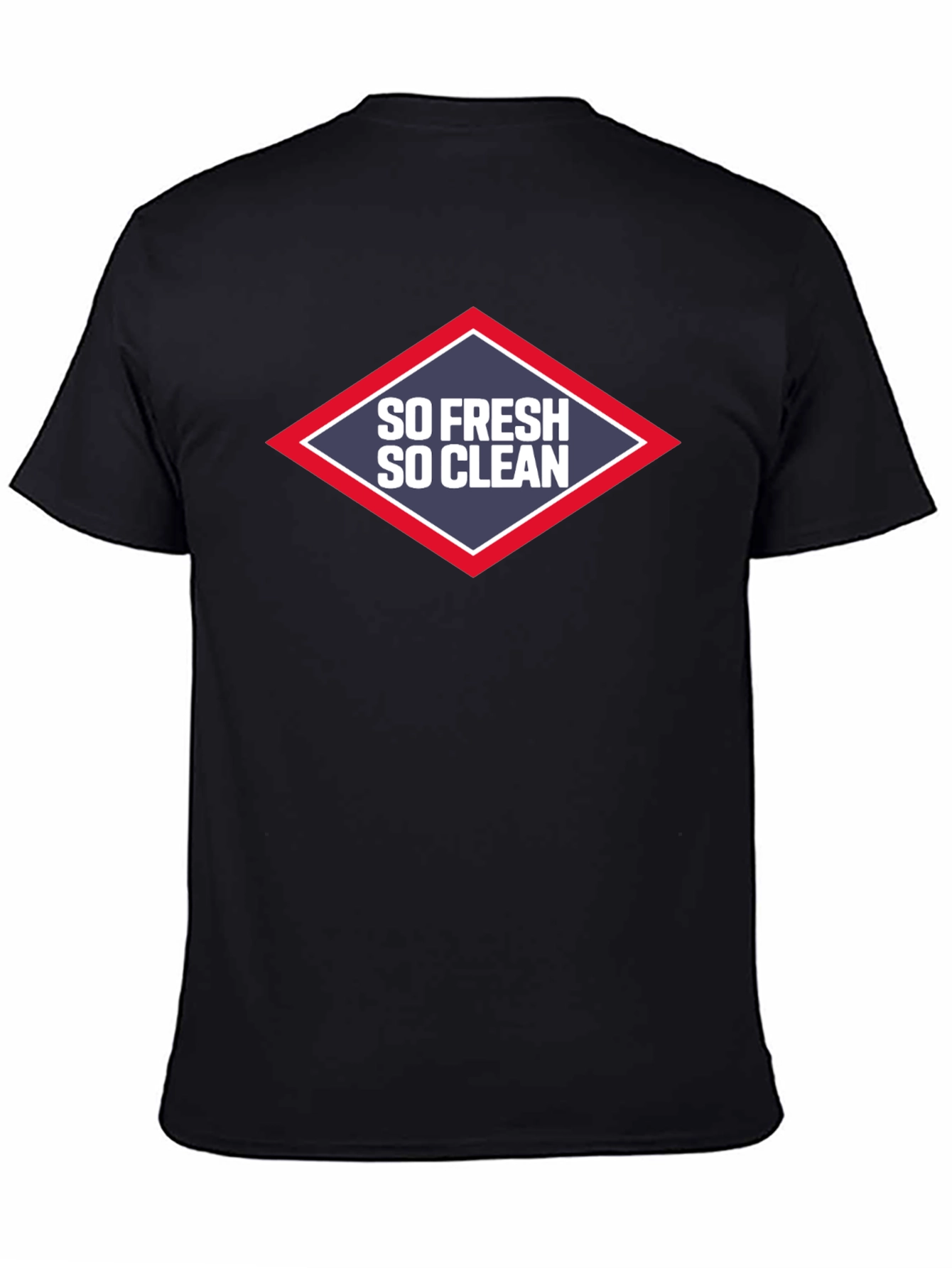 Black So Fresh So Clean Graphic Tee - Classic Black T-Shirt view 4