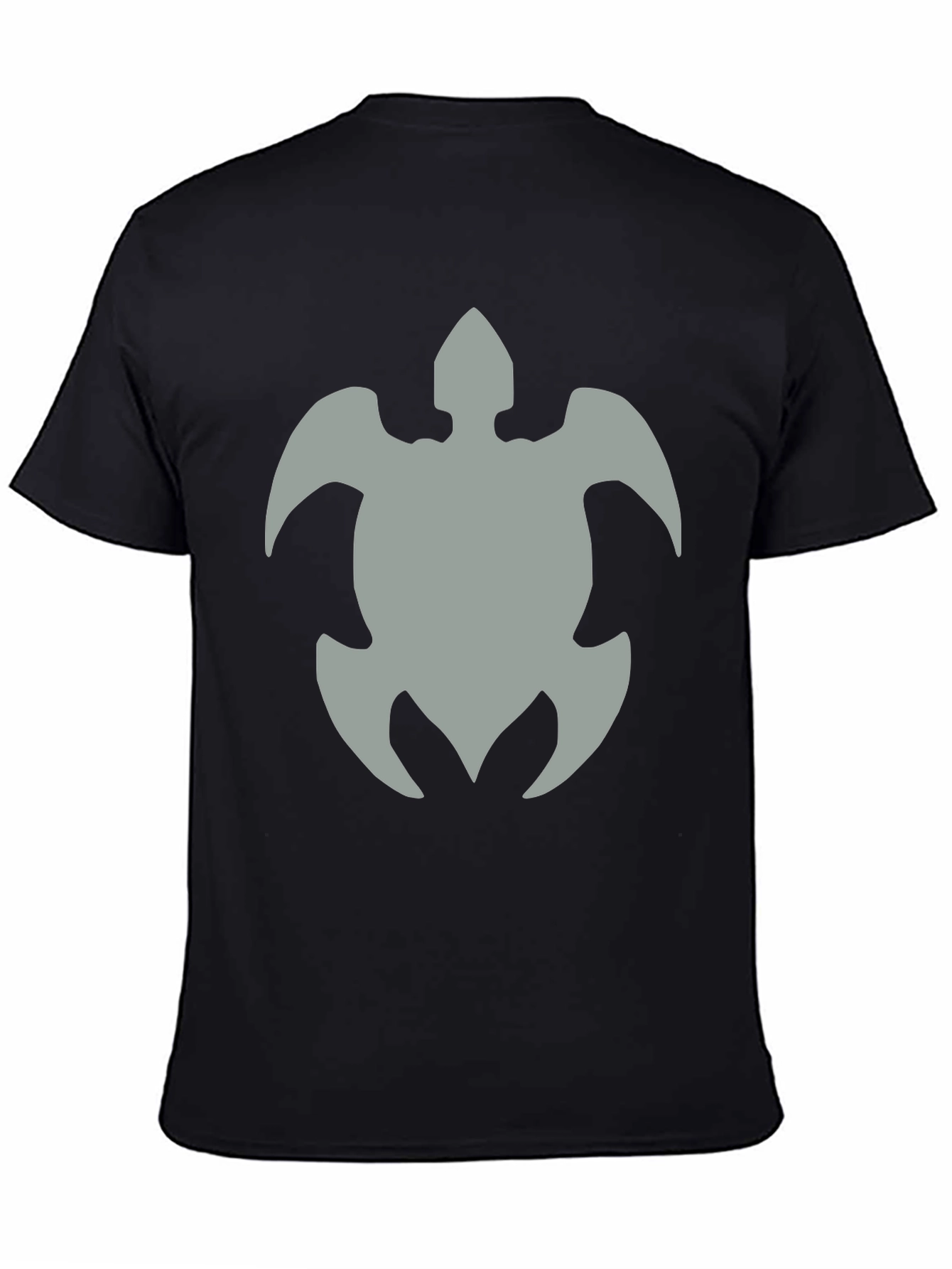 Black Turtle Graphic Black T-Shirt view 4