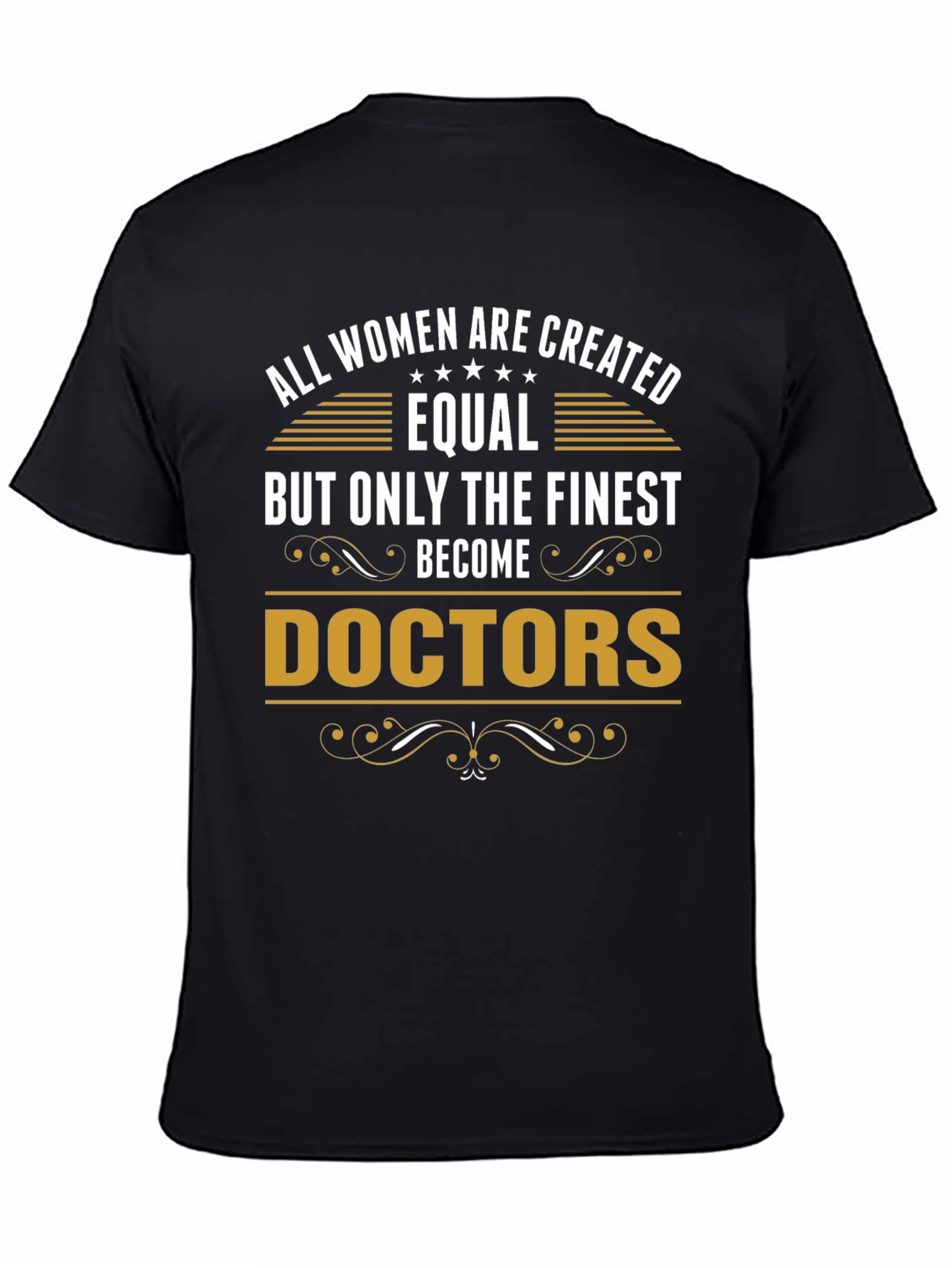 Black Finest Doctors Women's T-Shirt - Black view 4