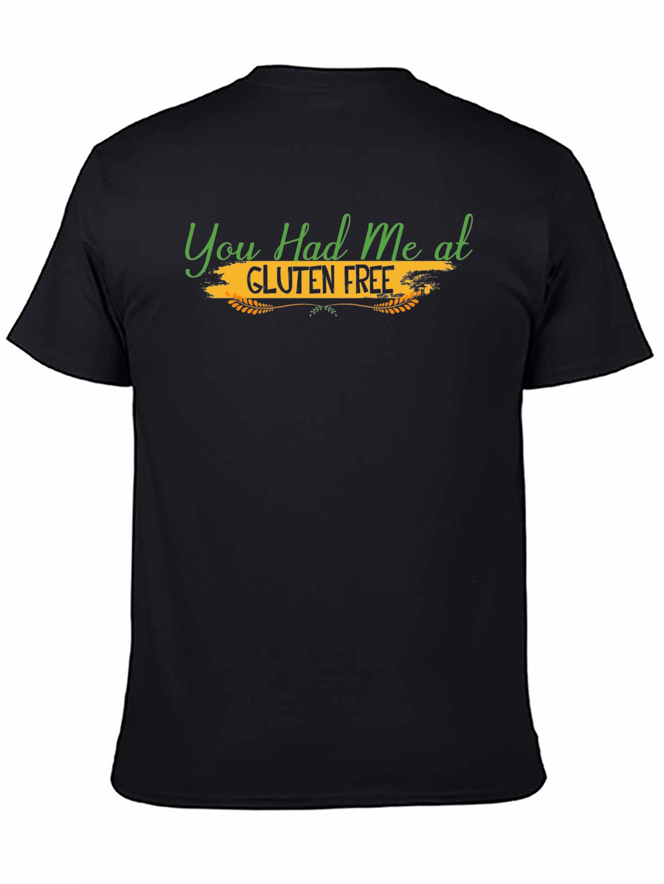 Black Gluten-Free Graphic Tee - Stylish Comfort view 4