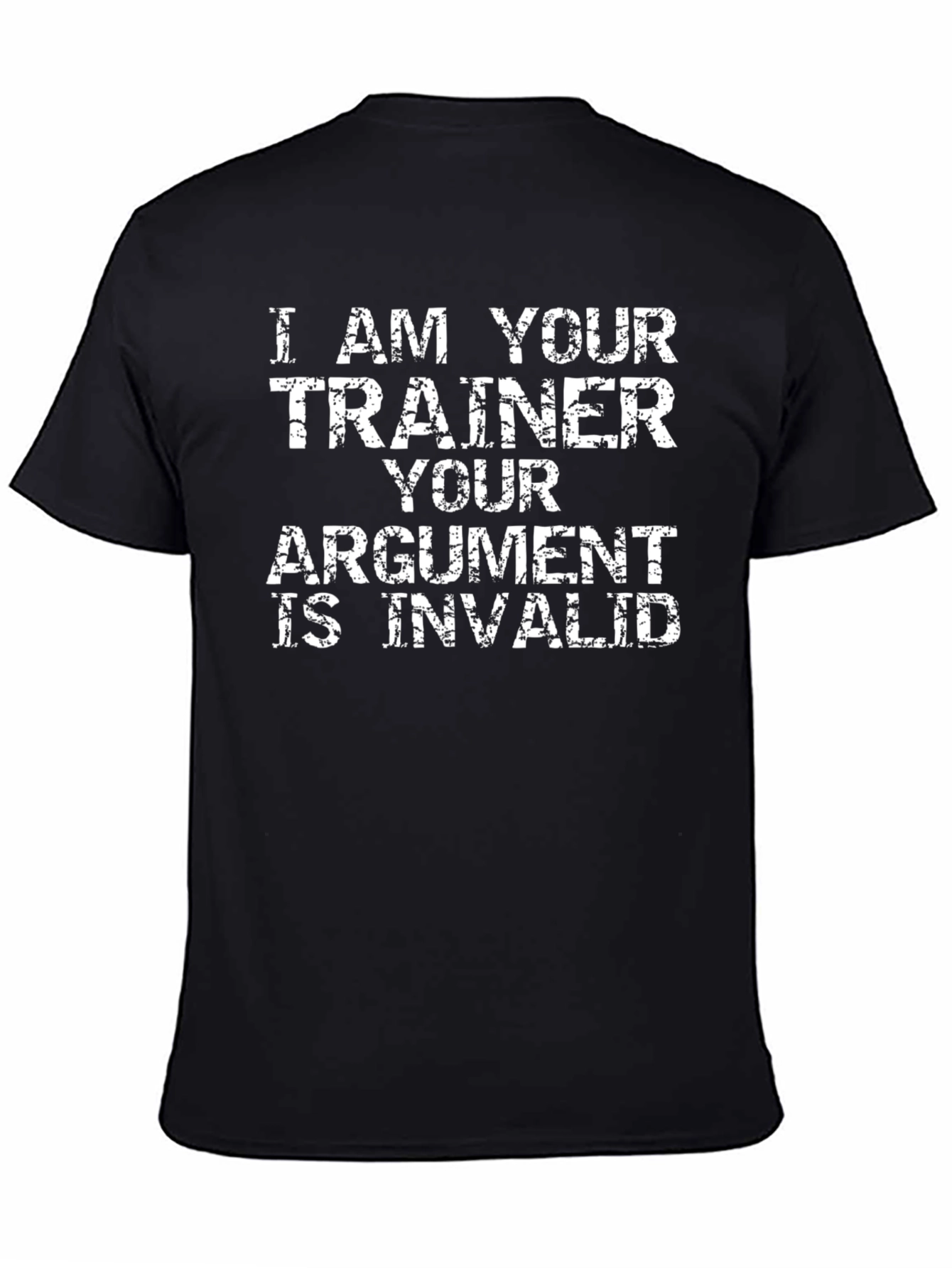 Black Trainer T-Shirt - Your Argument Is Invalid! view 4
