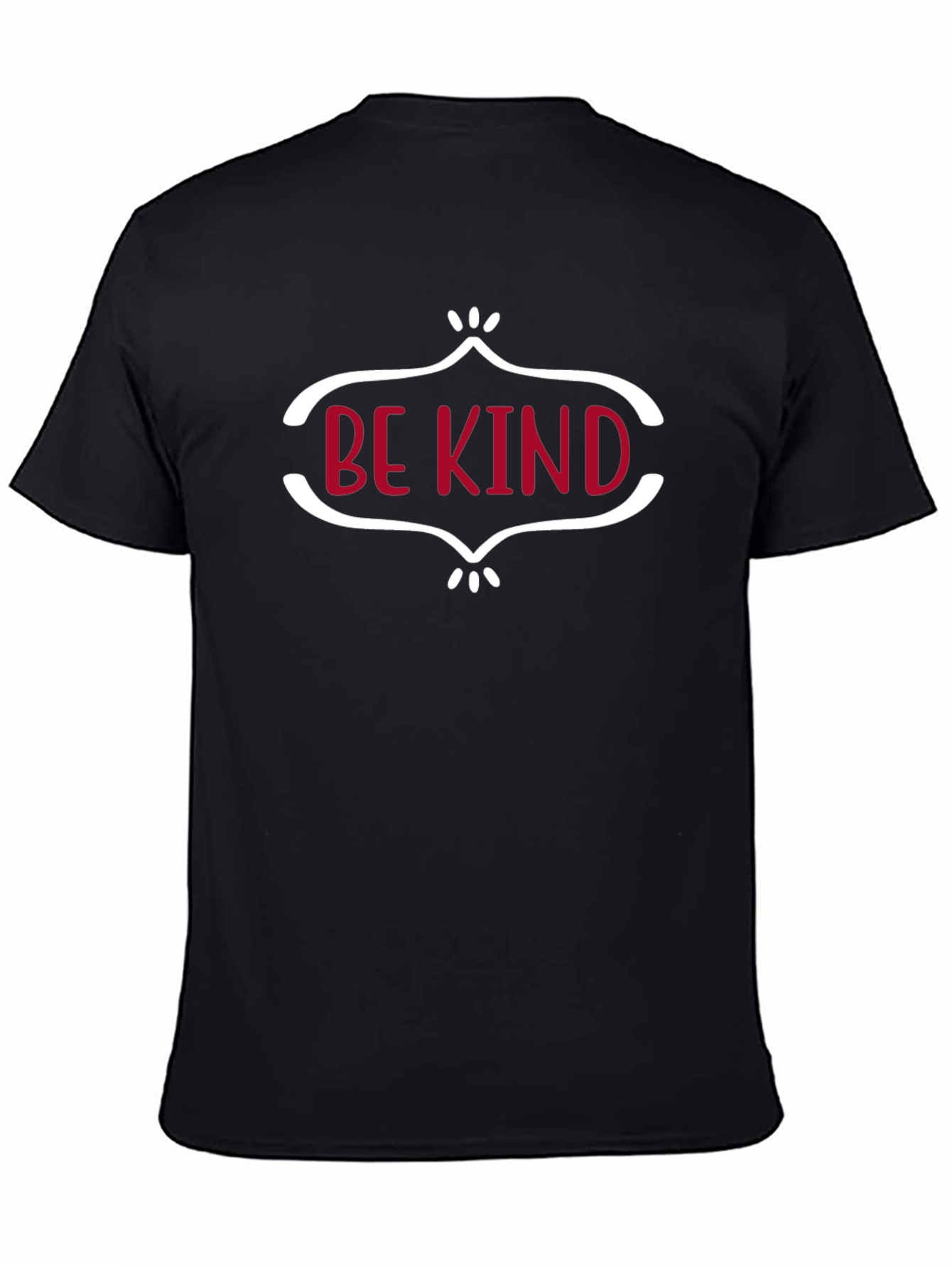 Black Be Kind Graphic Tee - Stylish Unisex T-Shirt view 4