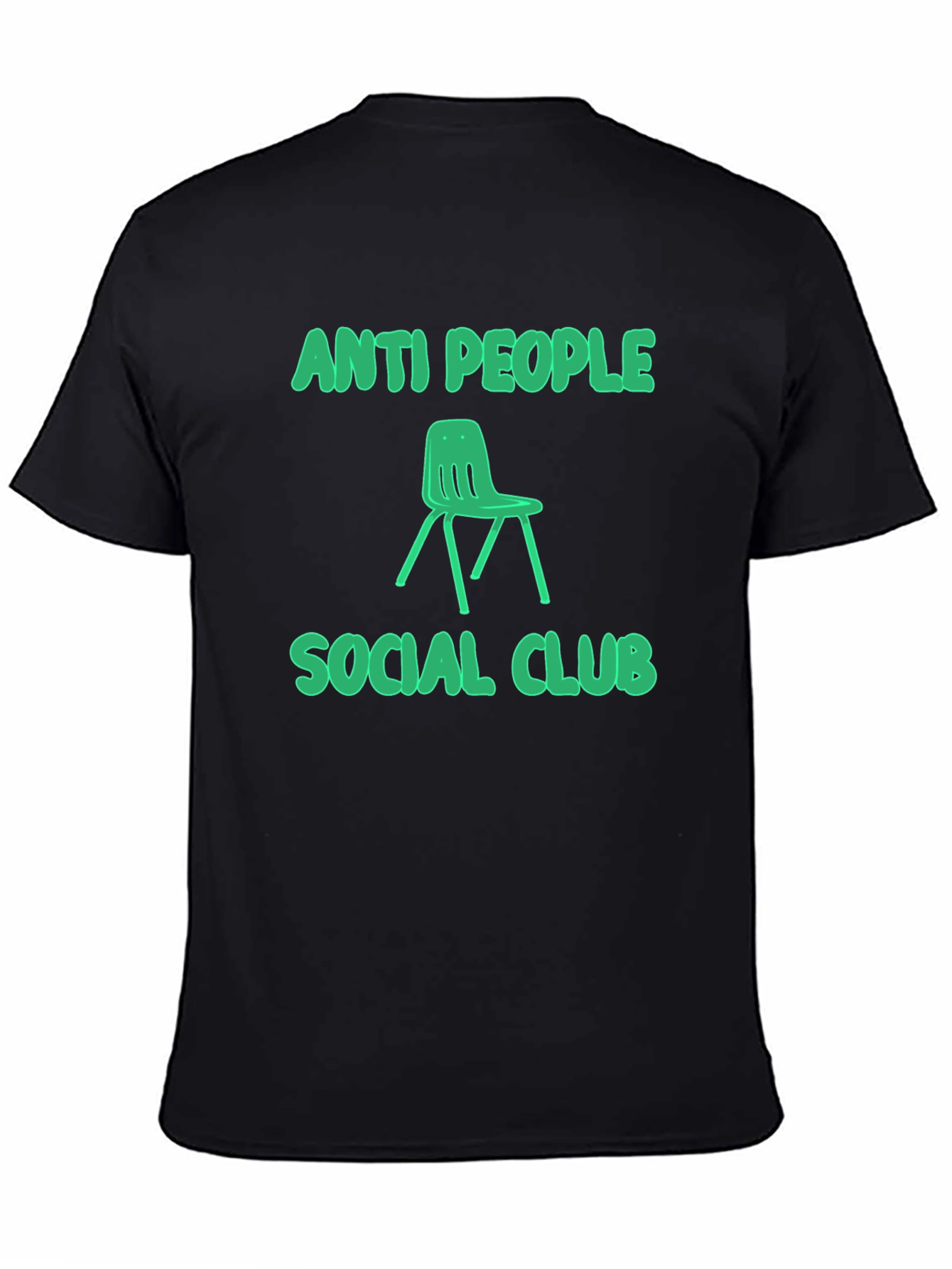 Black Anti People Social Club Graphic Tee - Black T-Shirt view 4