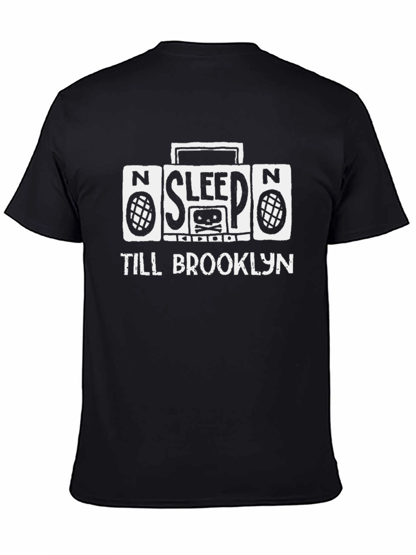 Black Sleep Till Brooklyn Graphic Tee - Cool & Comfortable view 4