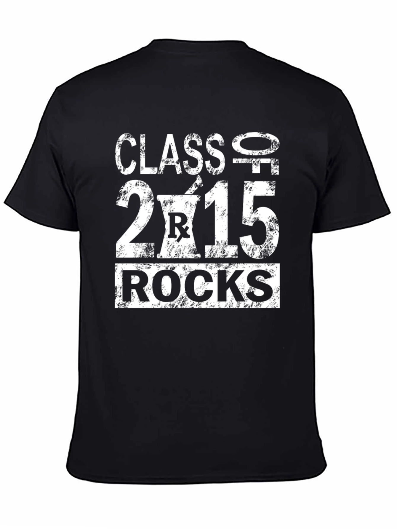 Black Class of 2015 Rocks T-Shirt view 4