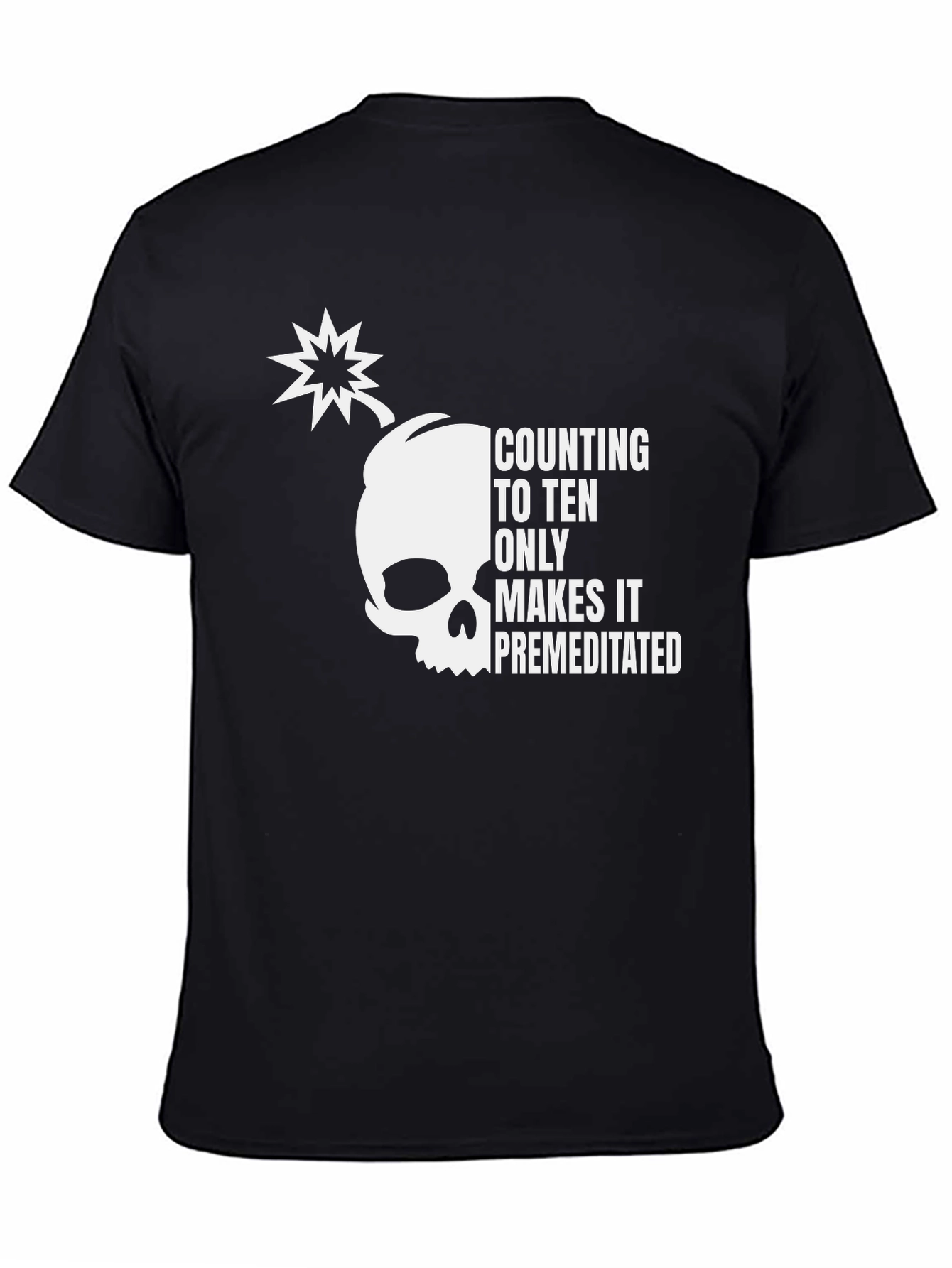 Black Counting to Ten T-Shirt view 4