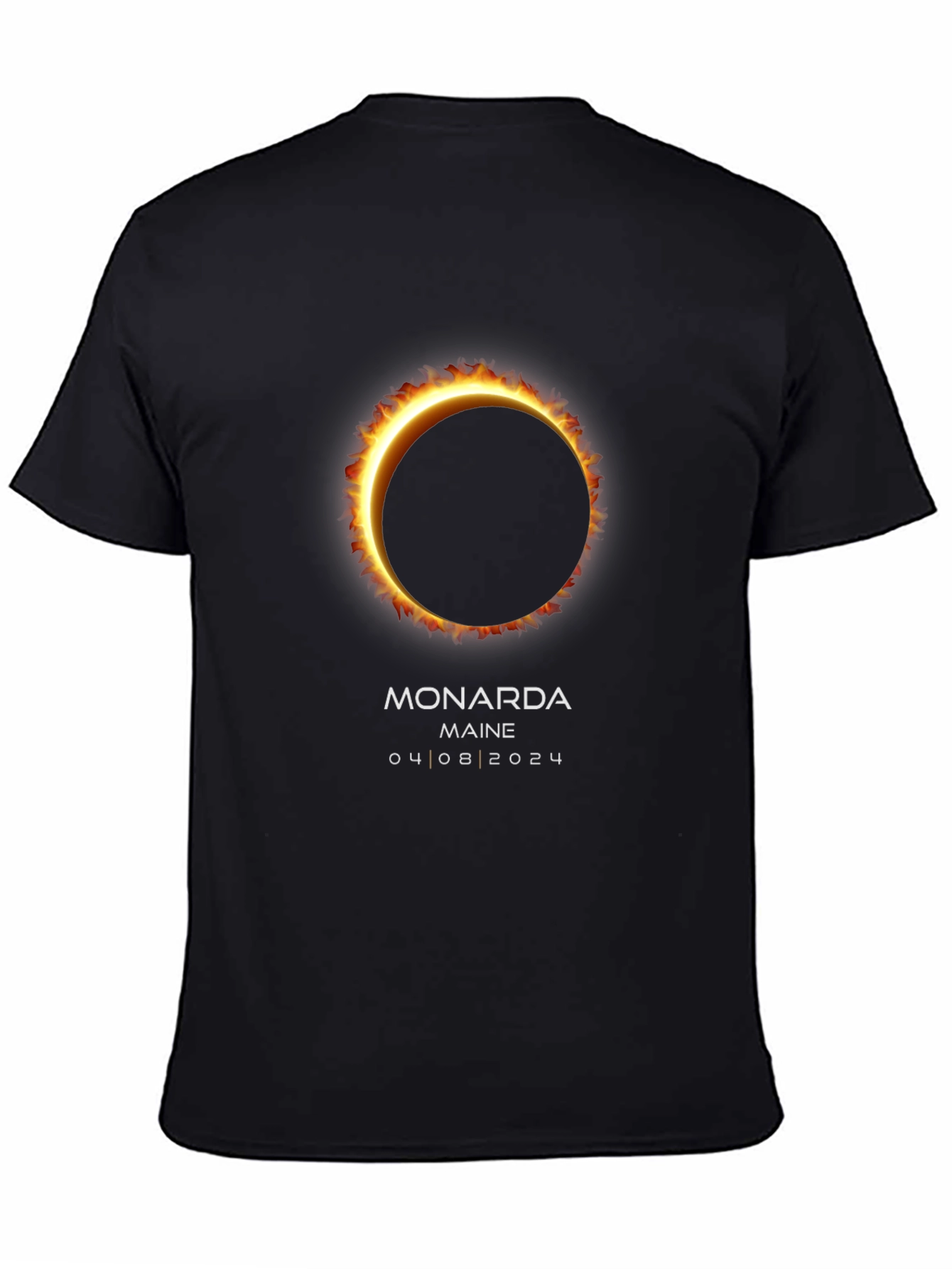 Monarda Maine 2024 Total Solar Eclipse T-Shirt - 4