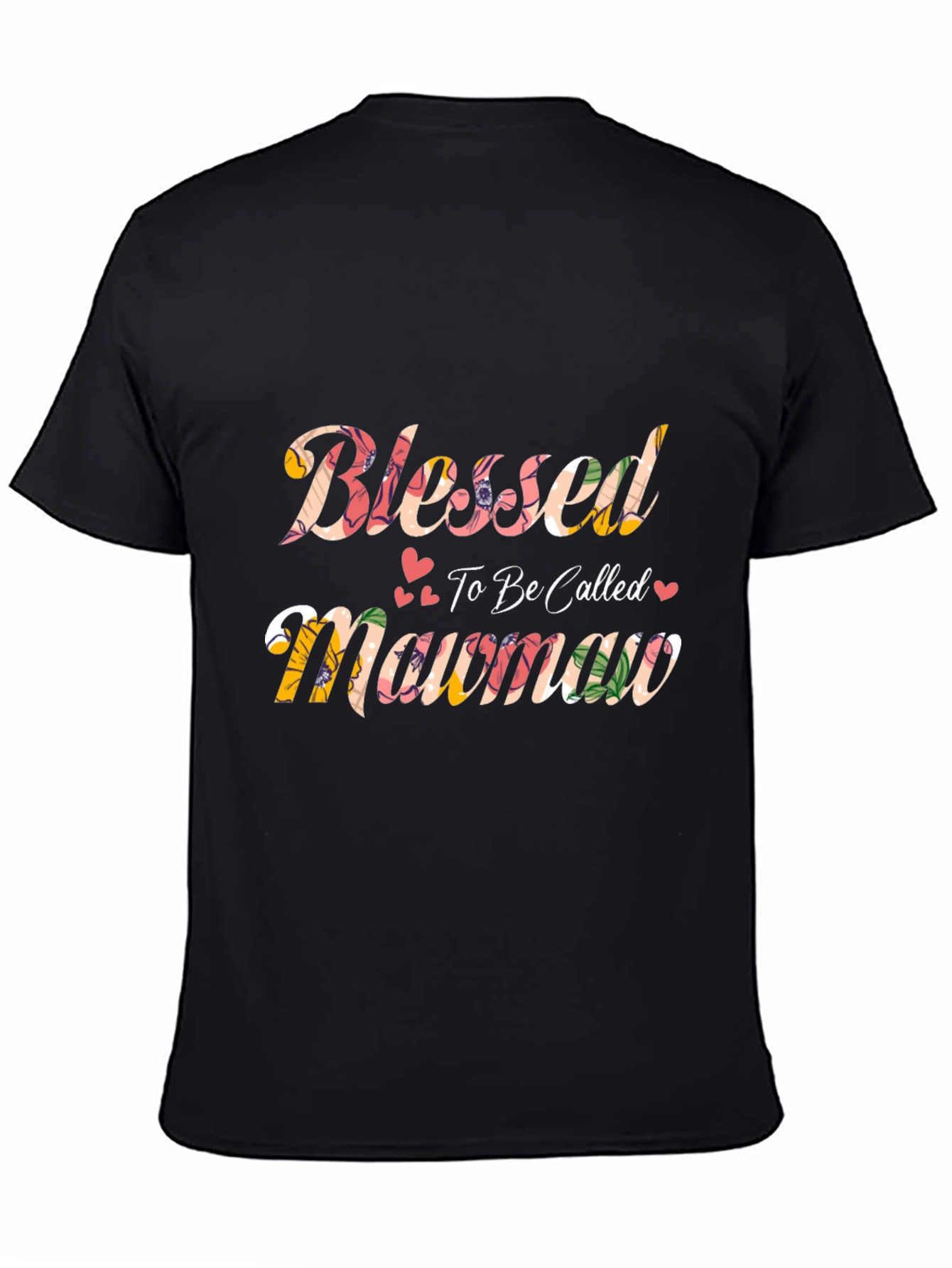 Blessed Mawmaw Floral Graphic T-Shirt - 4