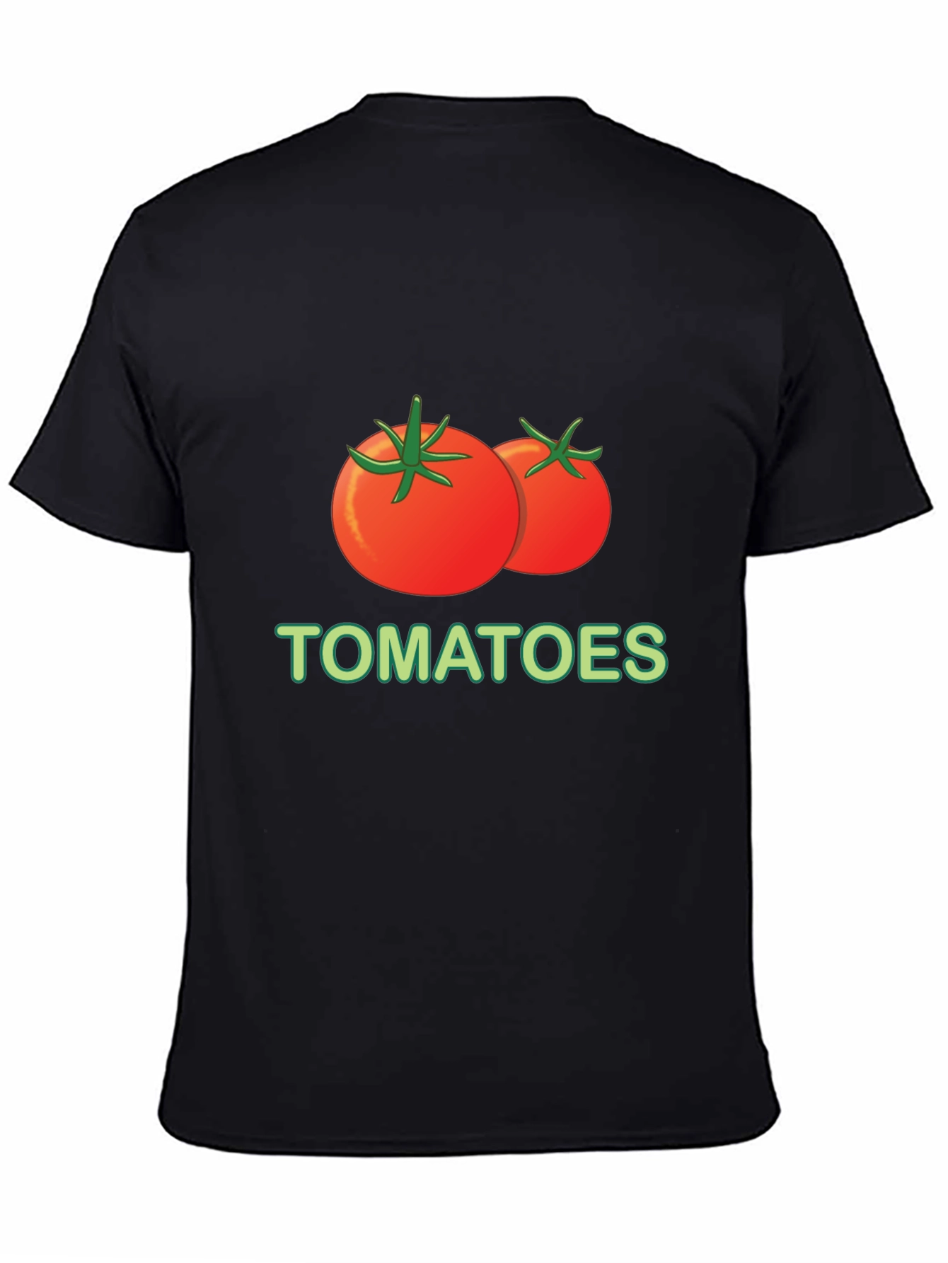 Black Tomato T-Shirt - Graphic Print Tee view 4