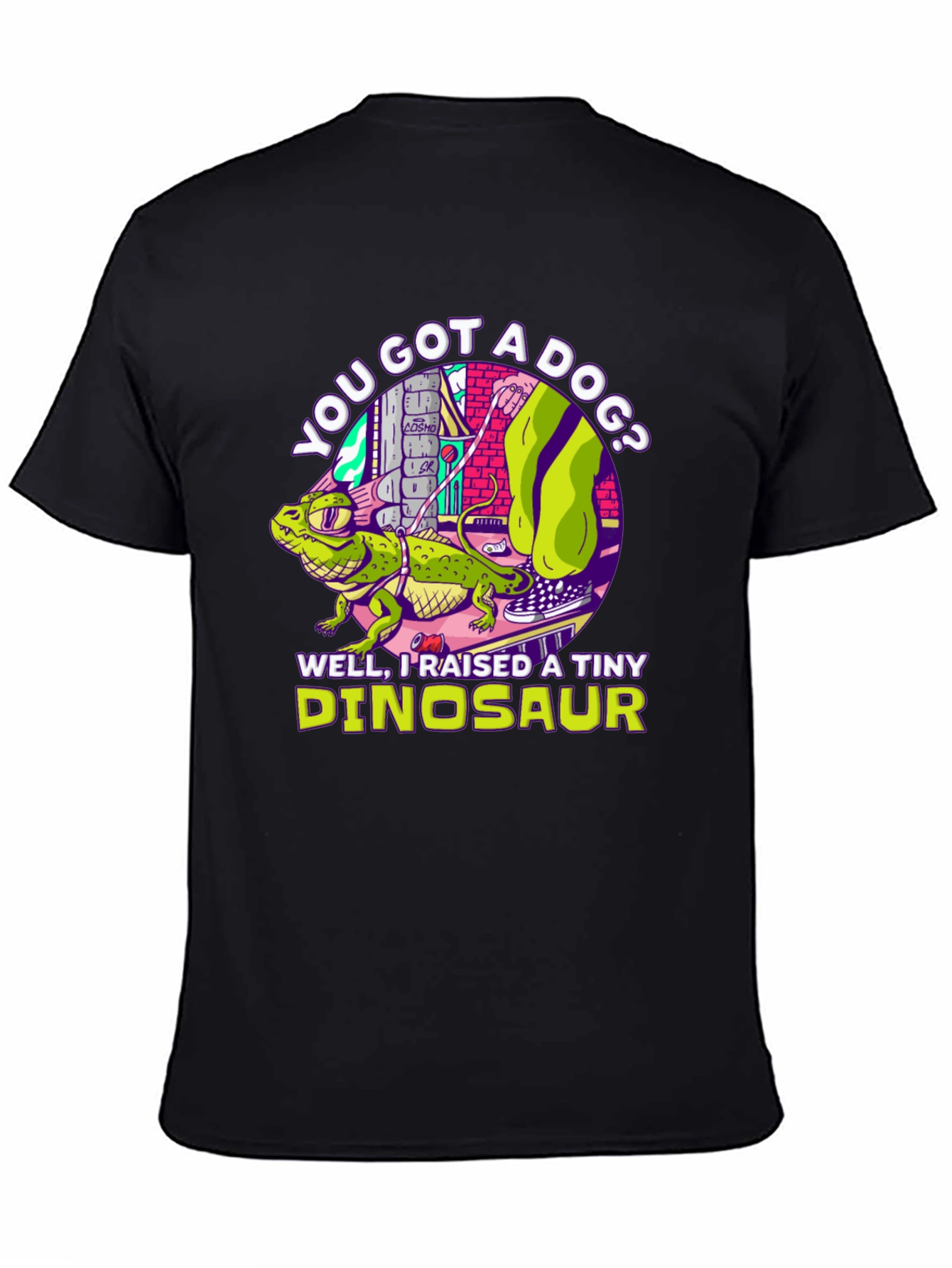 Tiny Dinosaur Lizard Pet Owner T-Shirt - 4