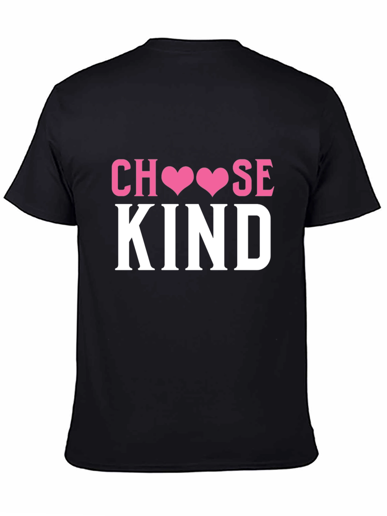 Black Choose Kind T-Shirt - Positive Message Tee view 4
