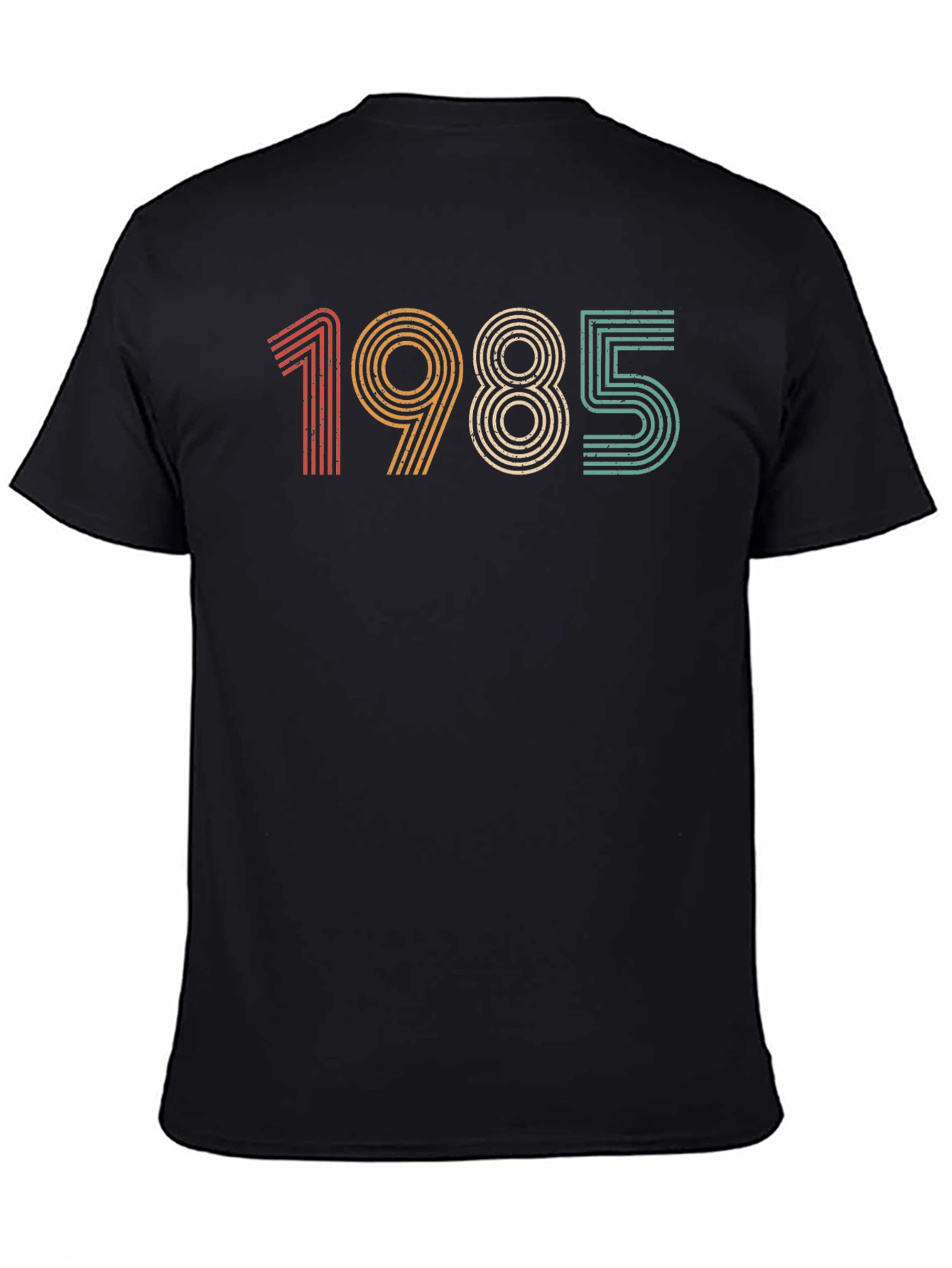 Black Vintage 1985 Graphic Tee - Retro Birthday Shirt view 4