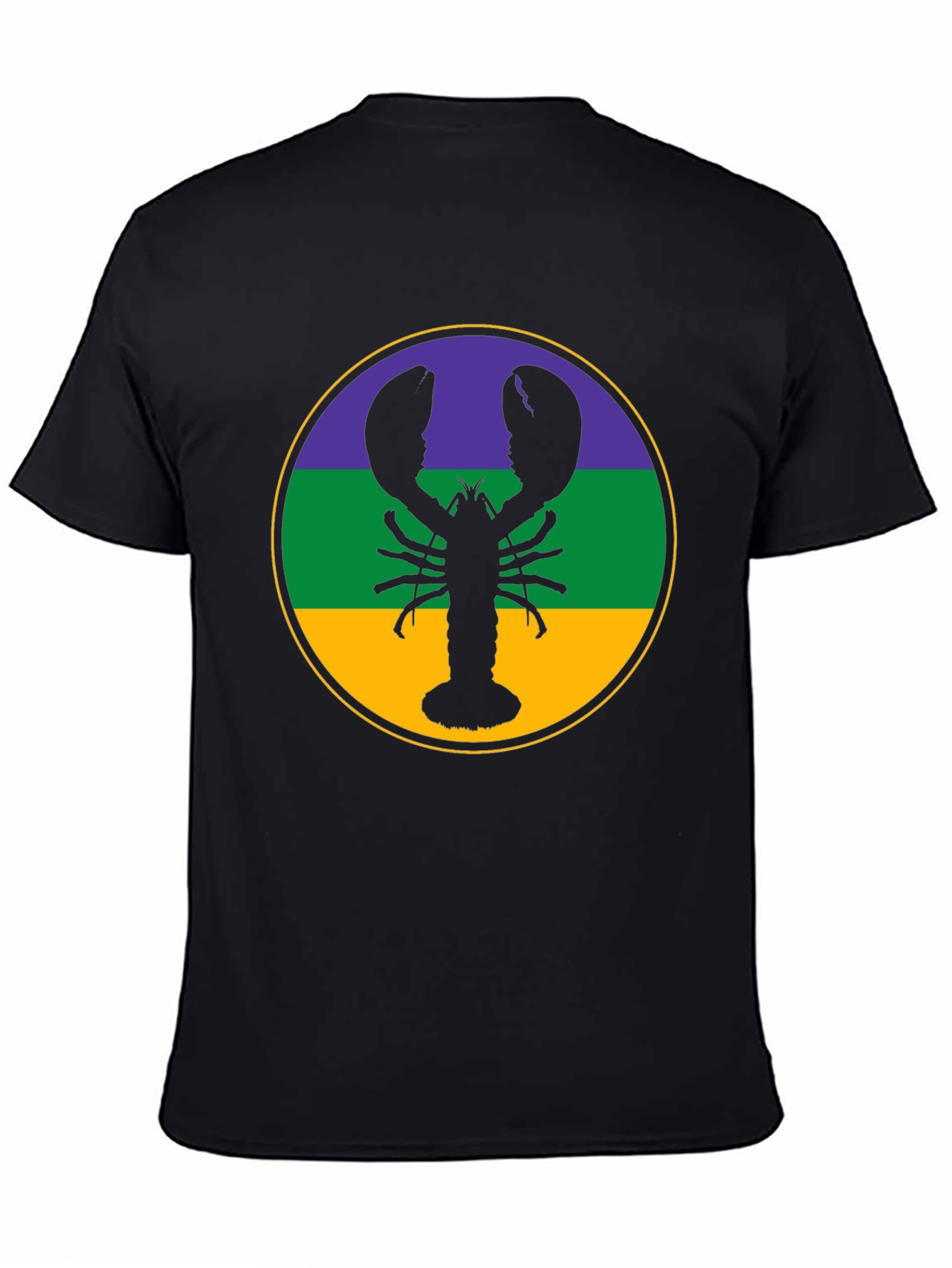 Lobster Mardi Gras T-Shirt - Round Circle - 4