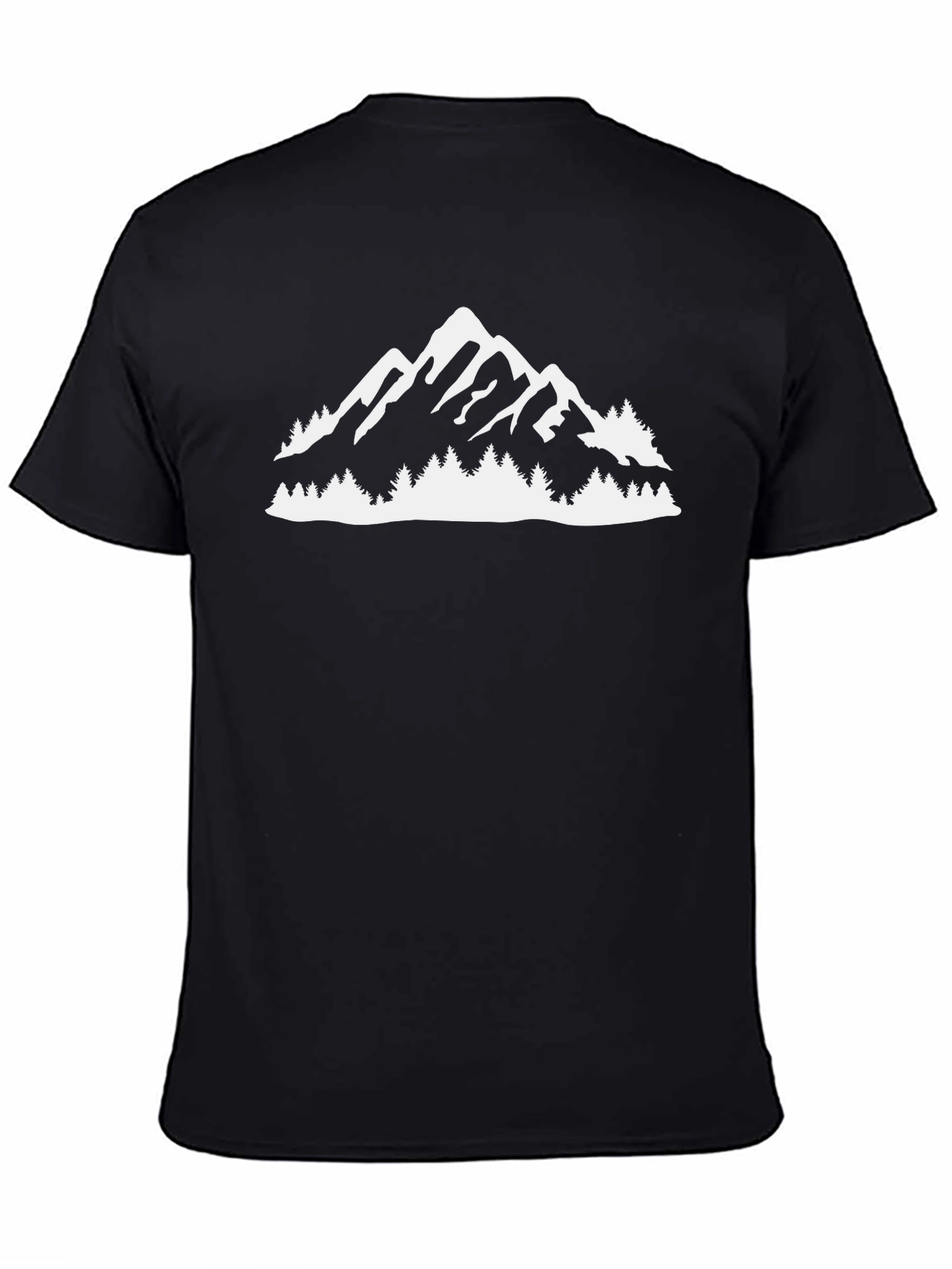 Black Mountain Graphic Tee - Nature Lover's T-Shirt view 4
